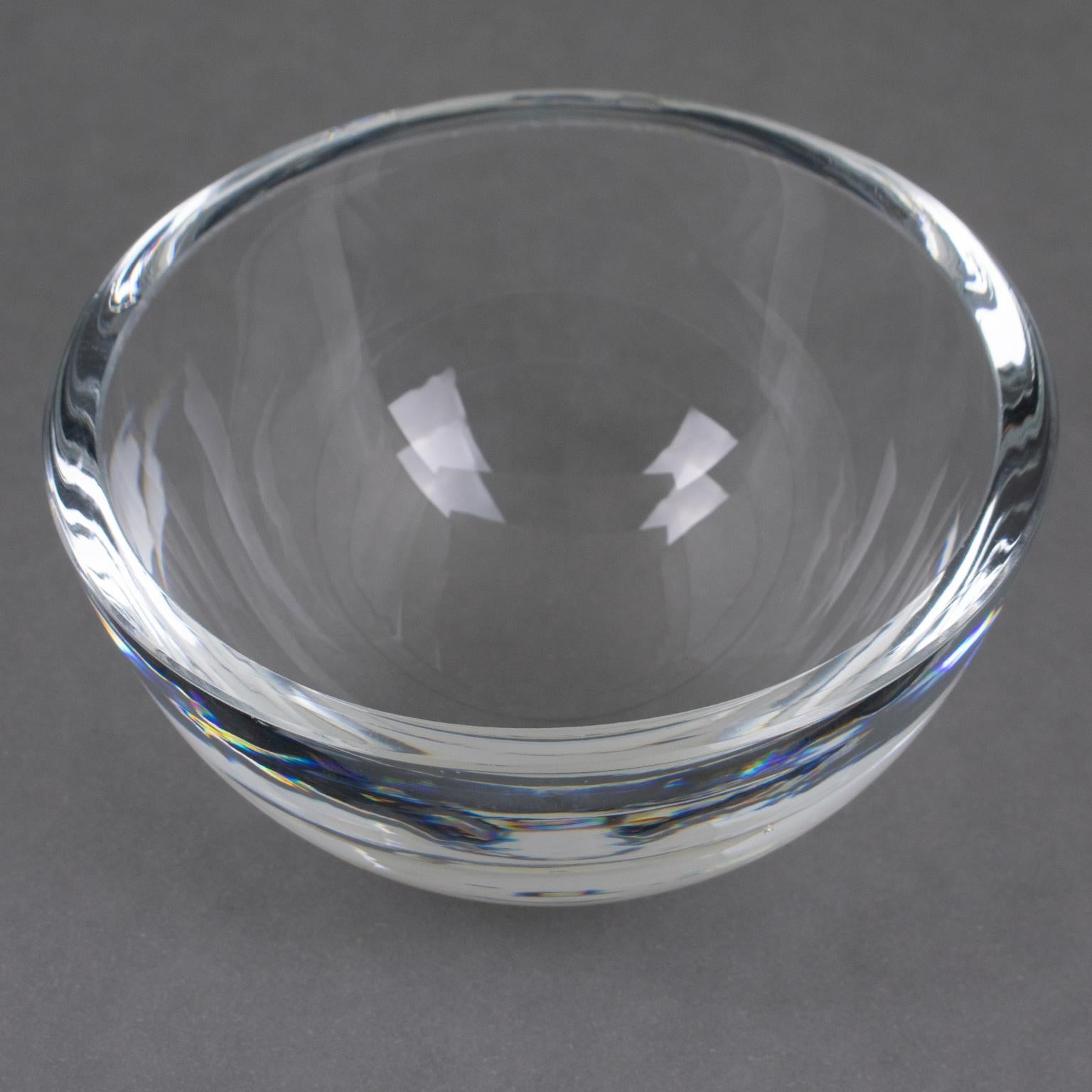 Plaqué argent Swid Powell for A Calvin Klein Silver Plate Caviar Bowl Dish Chiller, circa 1980 en vente