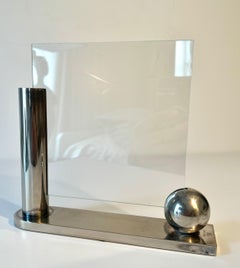 Swid Powell Marco de fotos italiano cromado plateado de Richard Meier