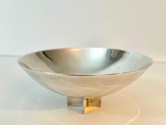 Ciotola o portacaramelle in argento Swid Powell di Richard Meier