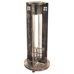 Swid Powell Silver Plated Candle Stick Designed by Richard Meier
