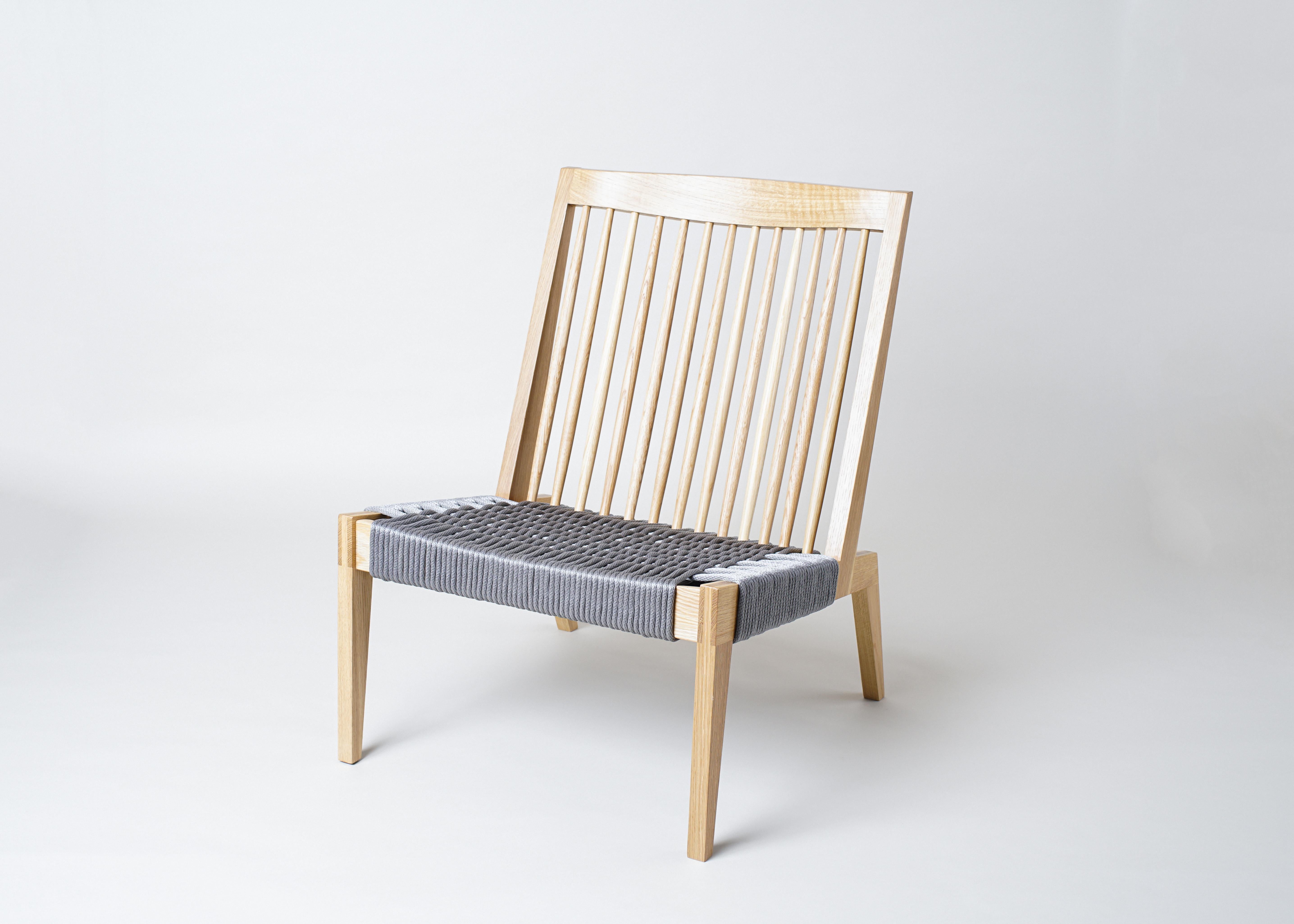 
With a high spindle back and handcrafted bridle joinery clearly displayed, the Swift Easy Chair frame is studio favorite. Each Swift is a complex build for a skilled craftsperson: the exposed joinery alone can be heavy lift for any gifted