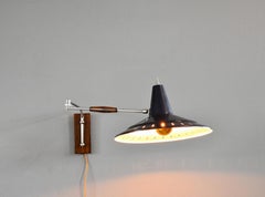 Swing Arm Wall Lamp by Van Doorn Circa 1950s