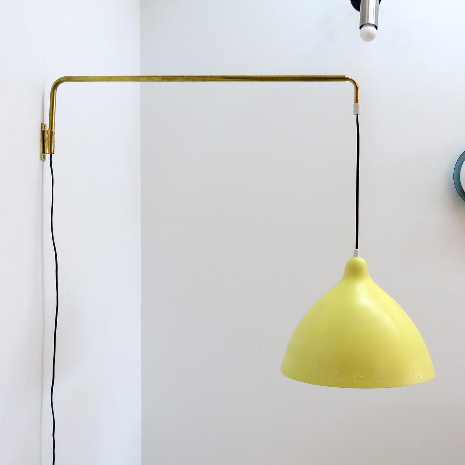 Scandinavian Modern Swing Arm Wall Lights by Lisa Johansson-Pape for Orno, 1960