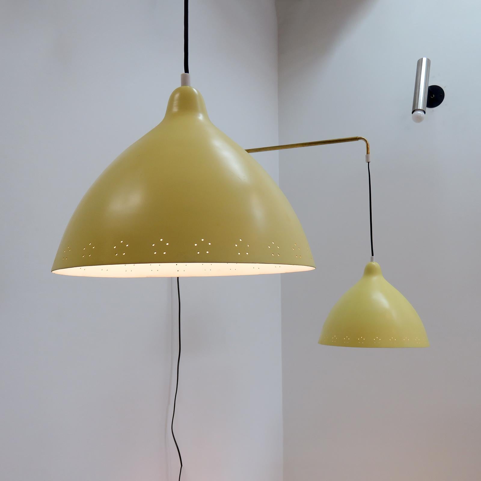 Swing Arm Wall Lights by Lisa Johansson-Pape for Orno, 1960 For Sale 1