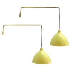 Swing Arm Wall Lights by Lisa Johansson-Pape for Orno, 1960