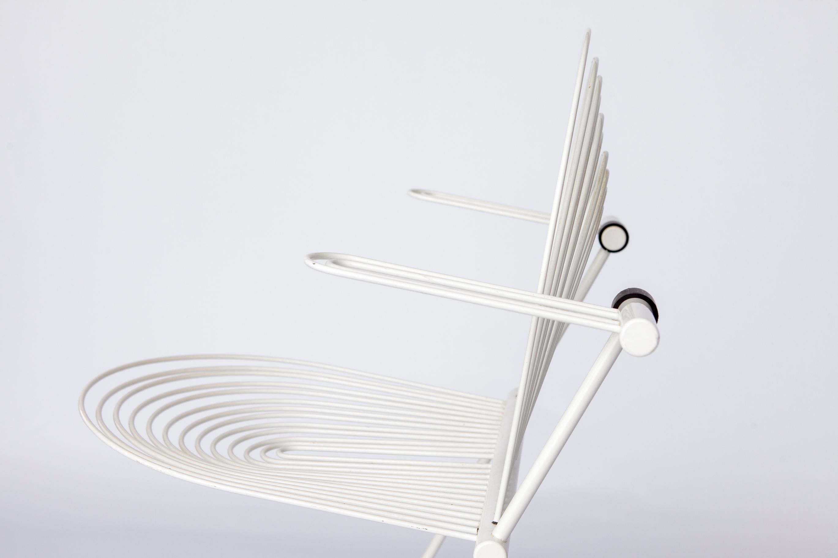 Poltrona Swing di Jutta and Herbert Ohl per Lübke - Design tedesco anni '80, Whiting In condizioni buone in vendita a Hannover, DE