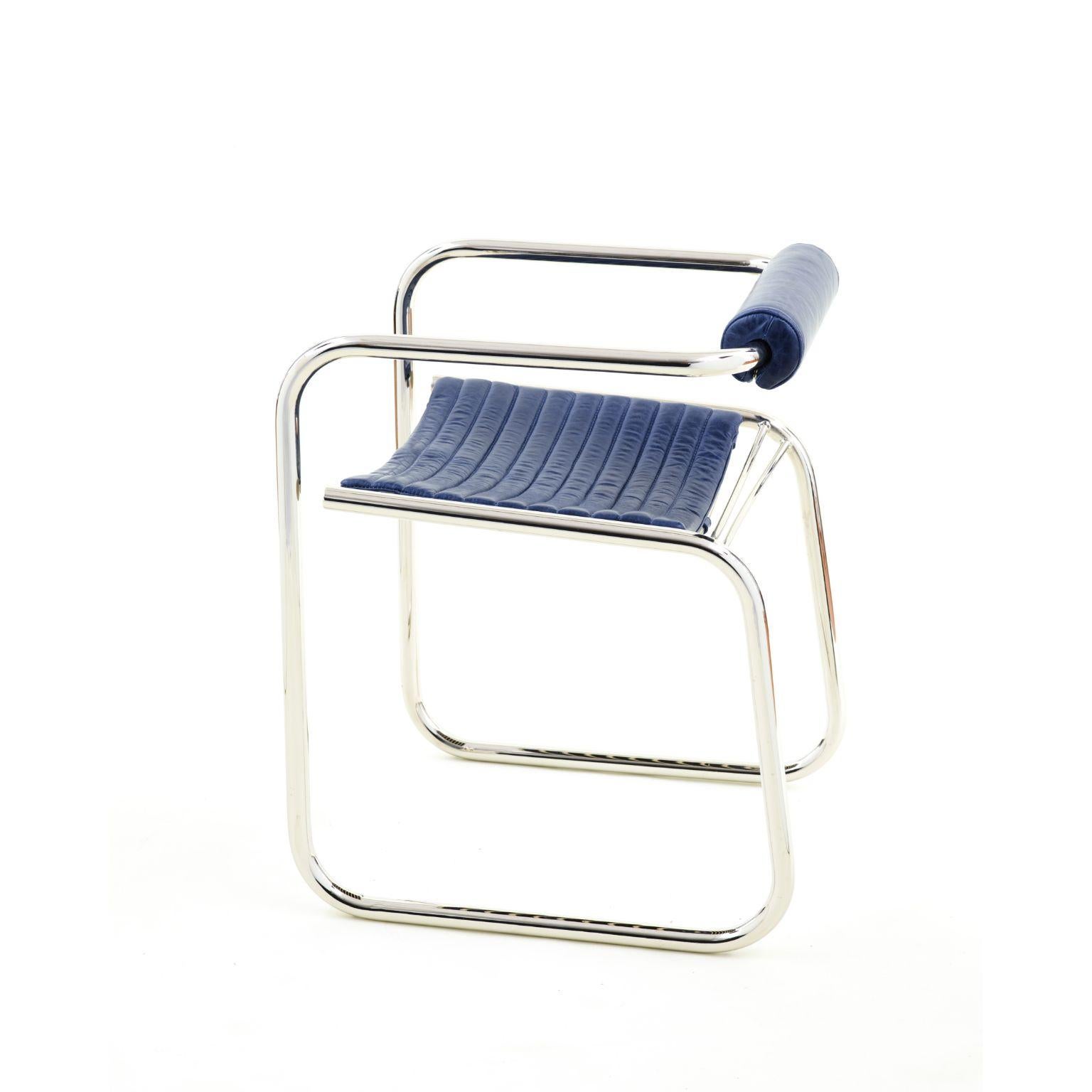 Contemporary Swing Blue Chair by Rue Intérieure For Sale