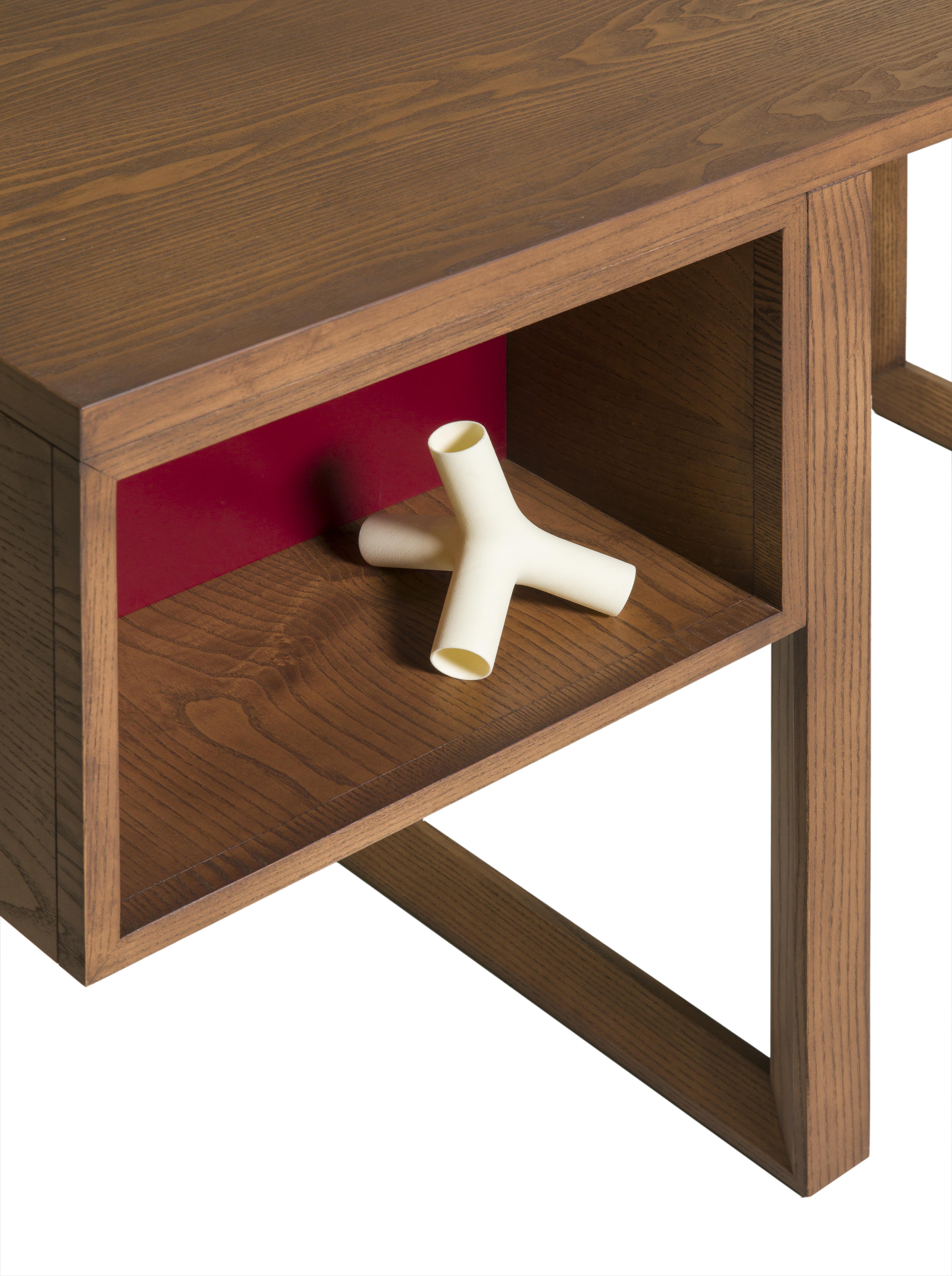 Swing by Morelato, Desk Made of Ashwood, Design Libero Rutilo 1