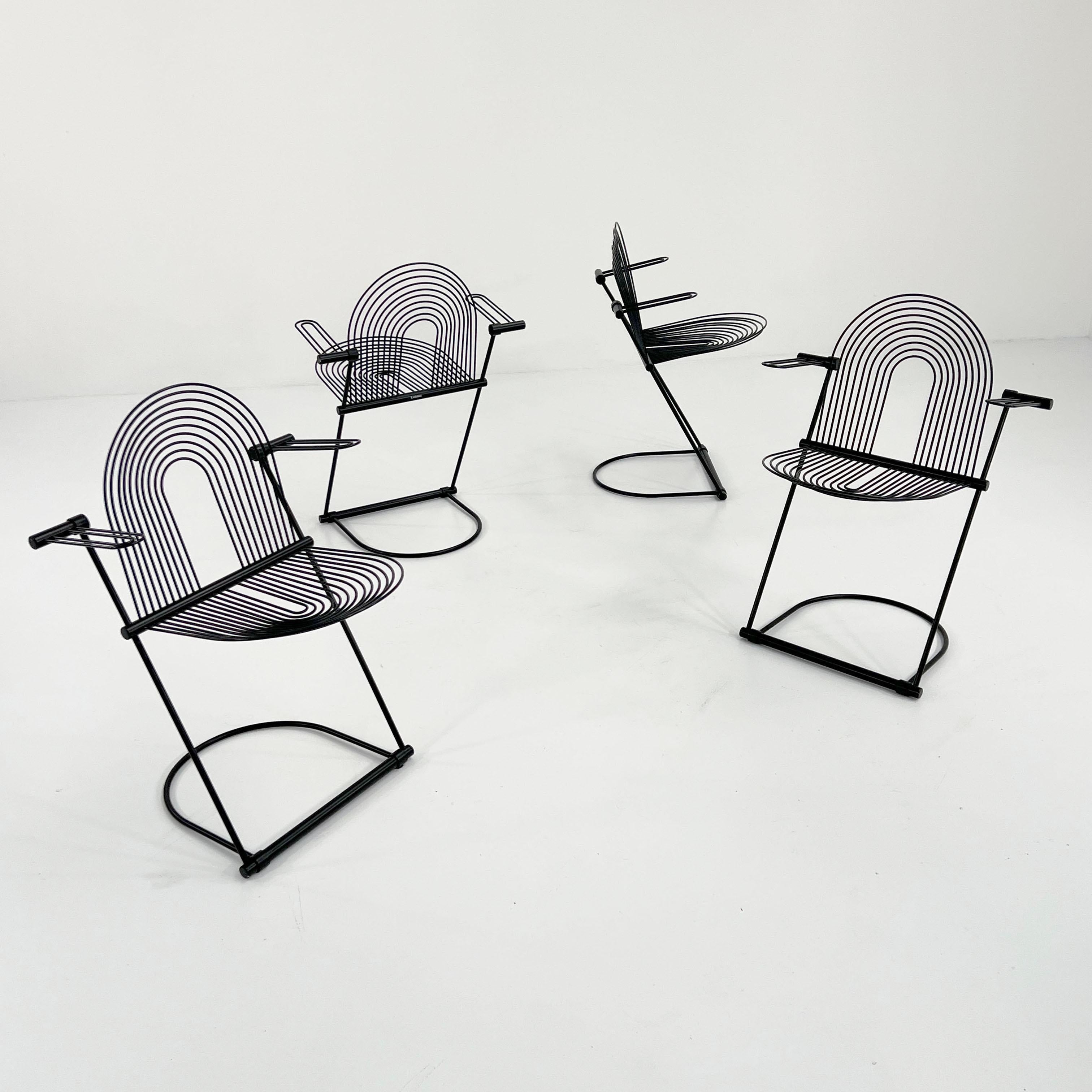 Post-Modern Swing Chair with Armrests by Jutta & Herbert Ohl for Rosenthal Lübke, 1980s For Sale