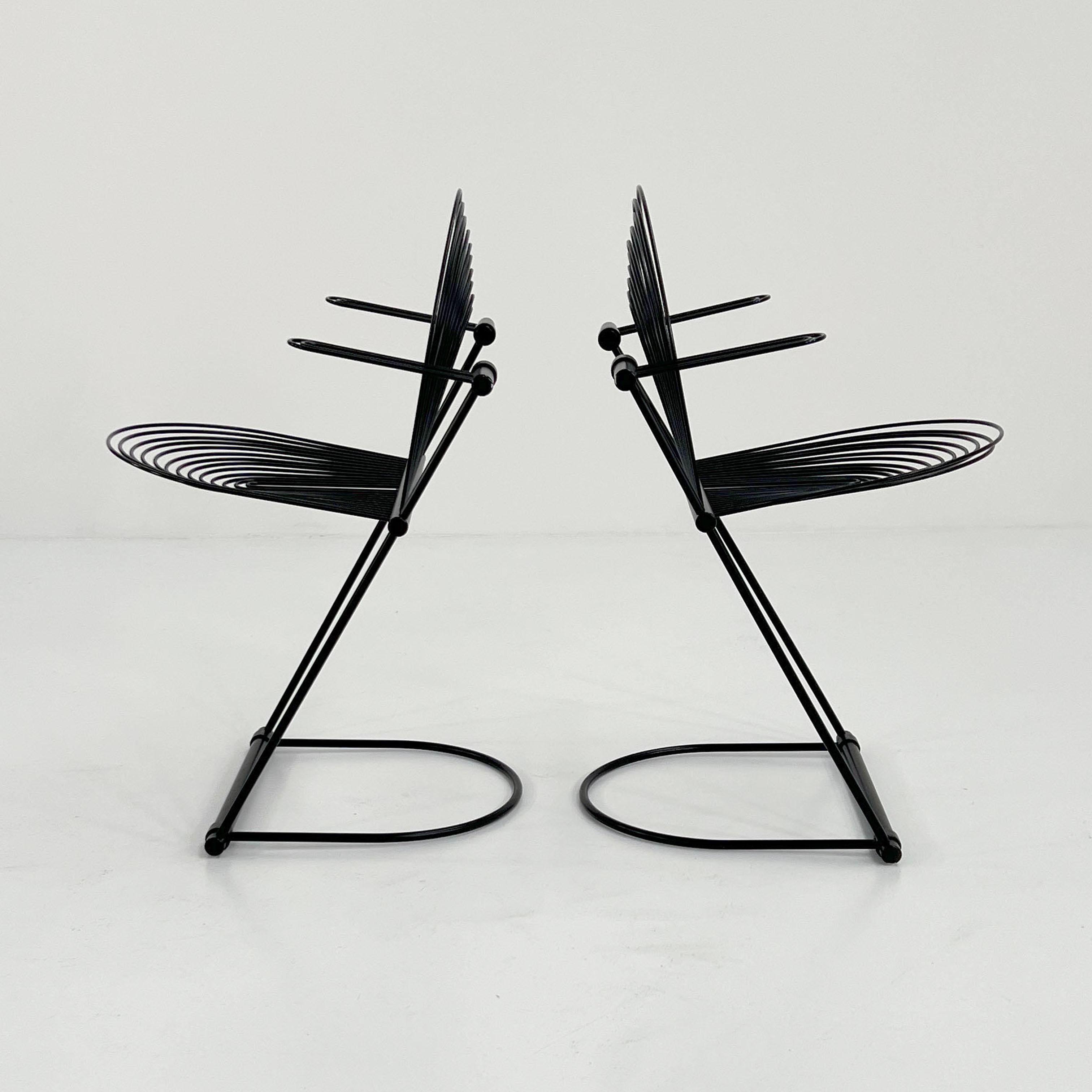 Late 20th Century Swing Chair with Armrests by Jutta & Herbert Ohl for Rosenthal Lübke, 1980s For Sale