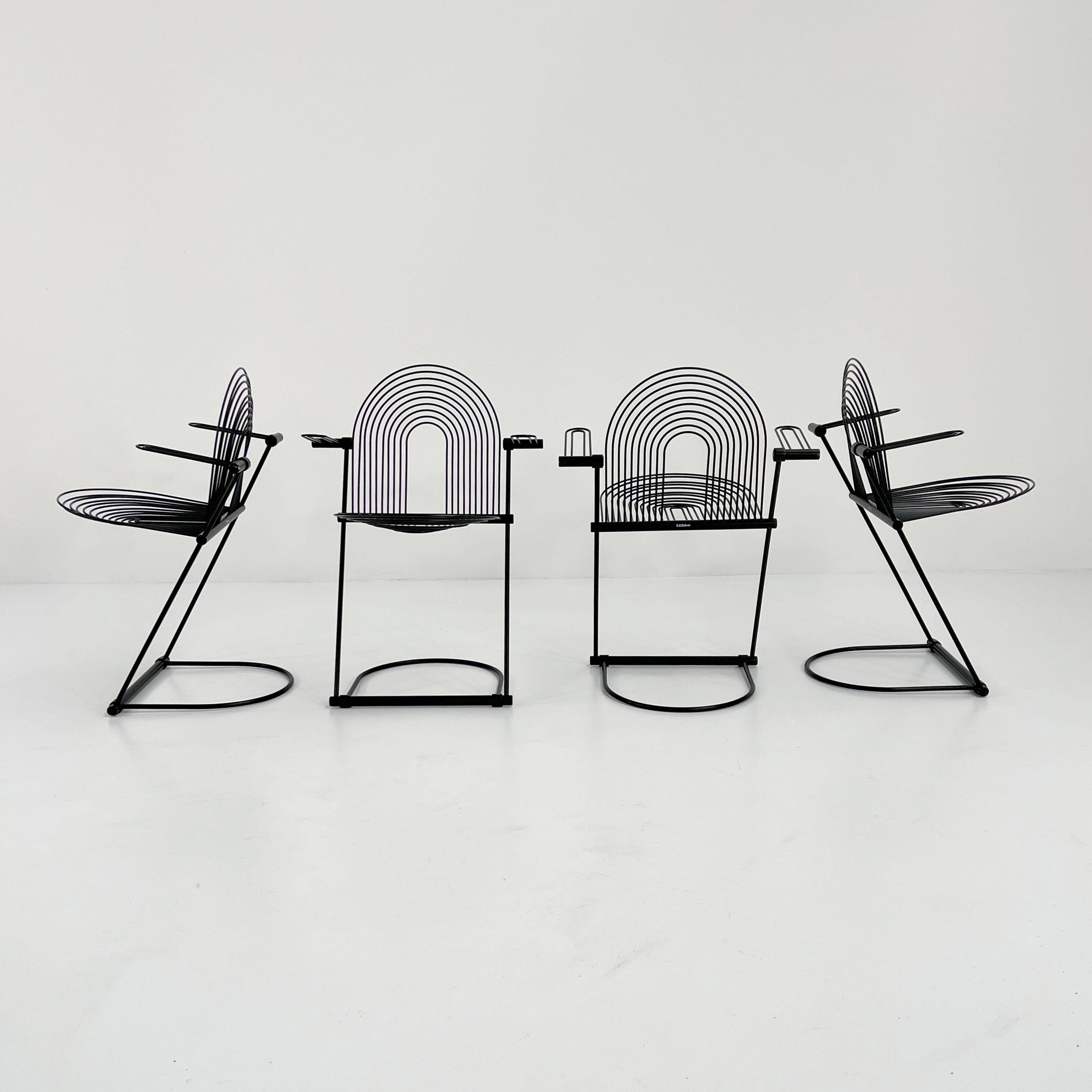 Swing Chair with Armrests by Jutta & Herbert Ohl for Rosenthal Lübke, 1980s For Sale 1