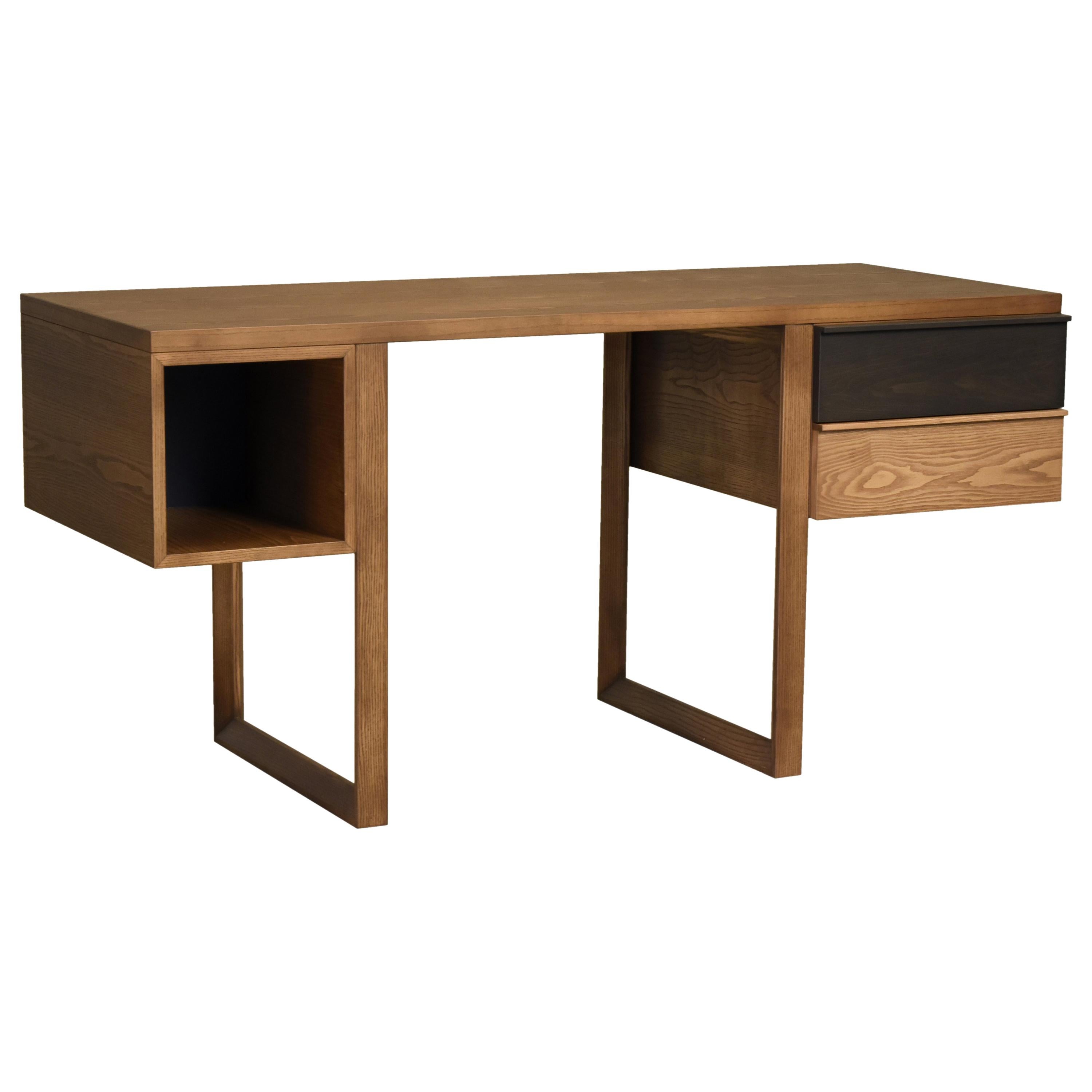 Swing by Morelato, Desk Made of Ashwood, Design Libero Rutilo
