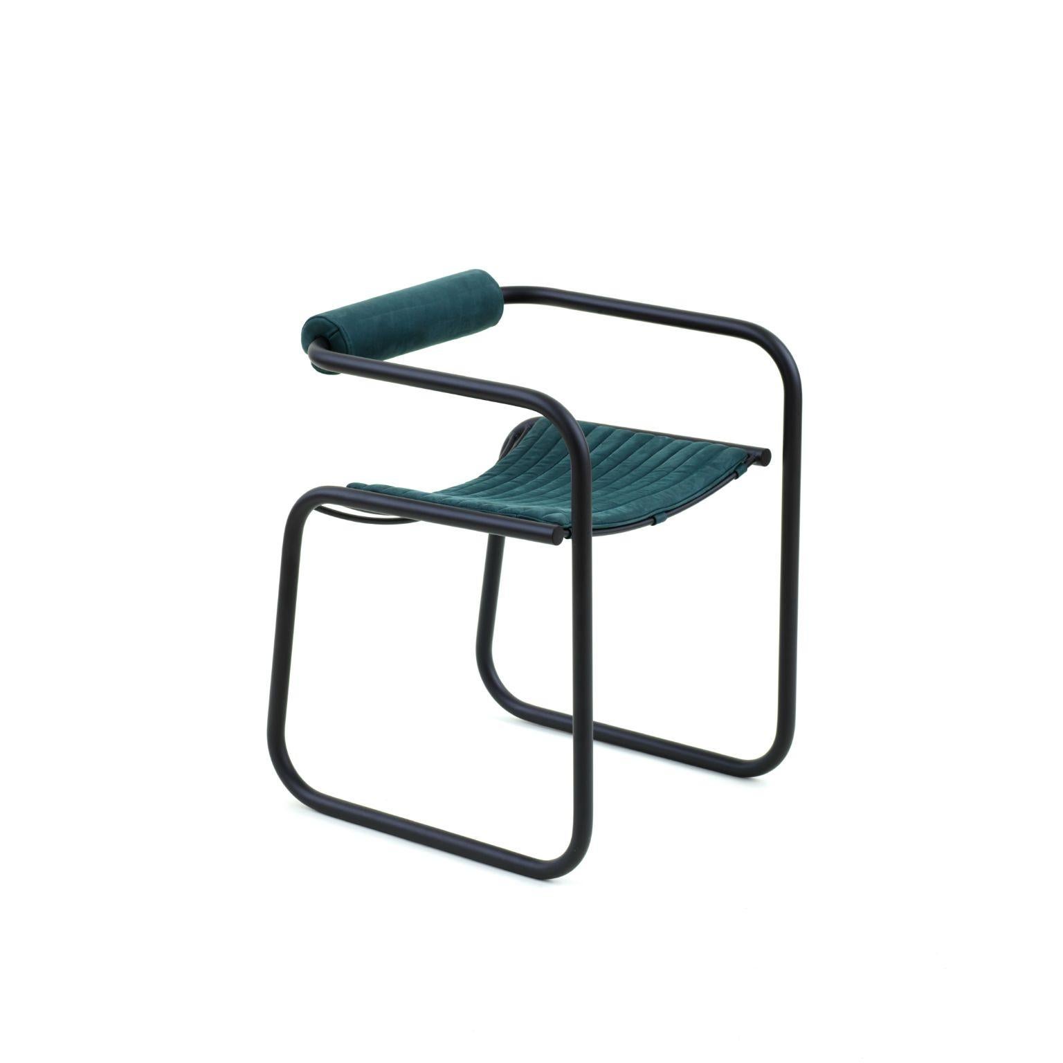 Swing Green Chair by Rue Intérieure In New Condition For Sale In Geneve, CH