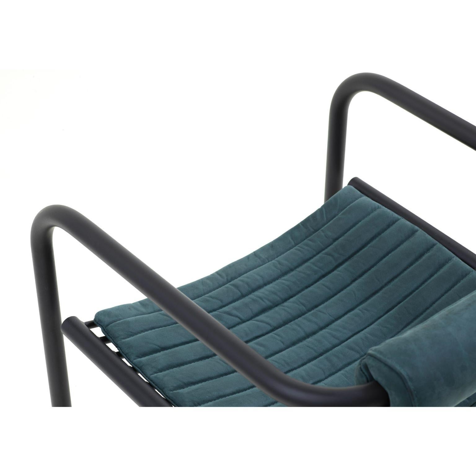 Contemporary Swing Green Chair by Rue Intérieure For Sale