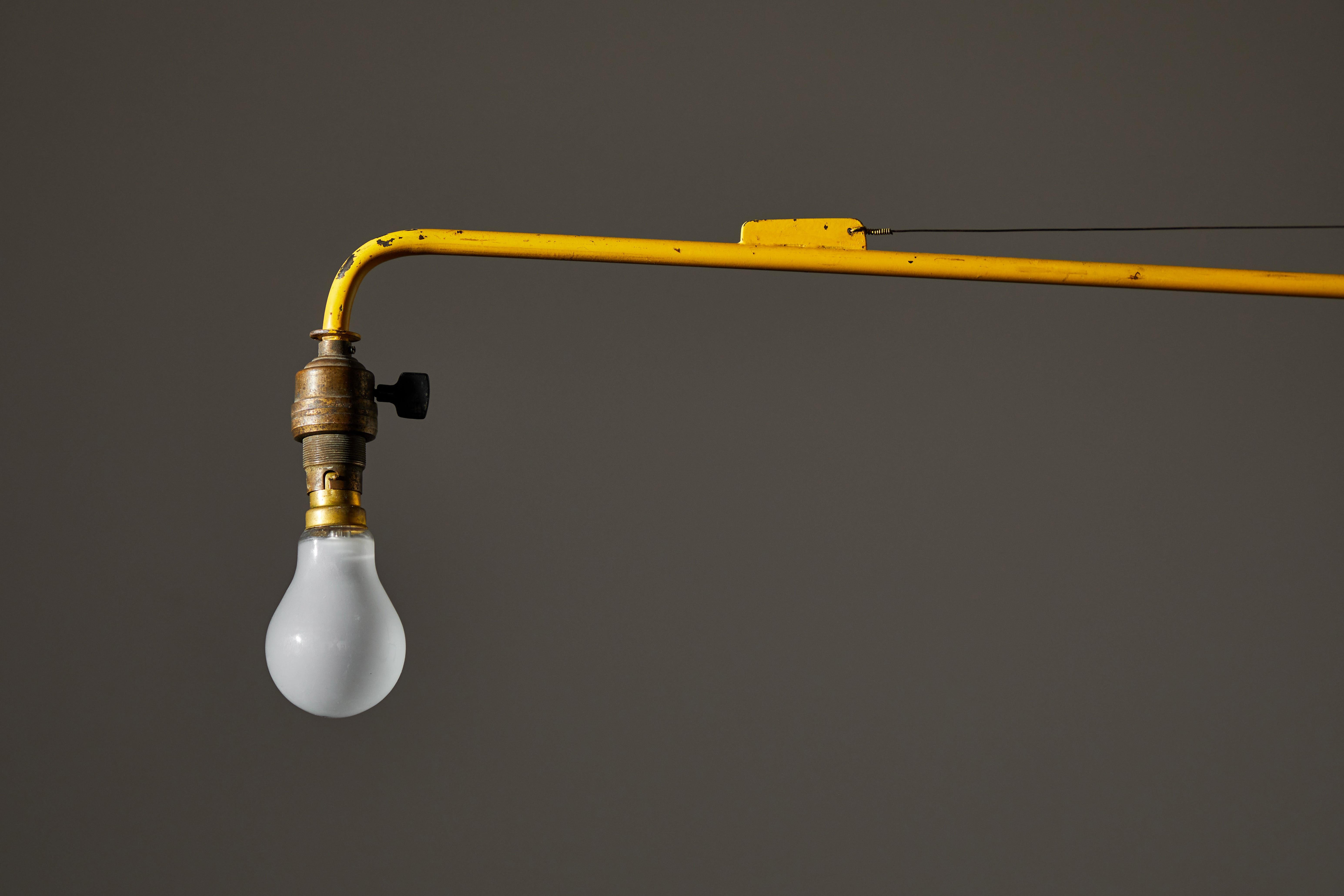 Mid-20th Century Swing Jib Wall Light by Jean Prouvé