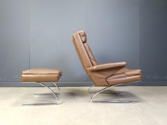 Swing Lounge Chair and Ottoman by Reinhold Adolf and Hans-Jürgen Schräpfer