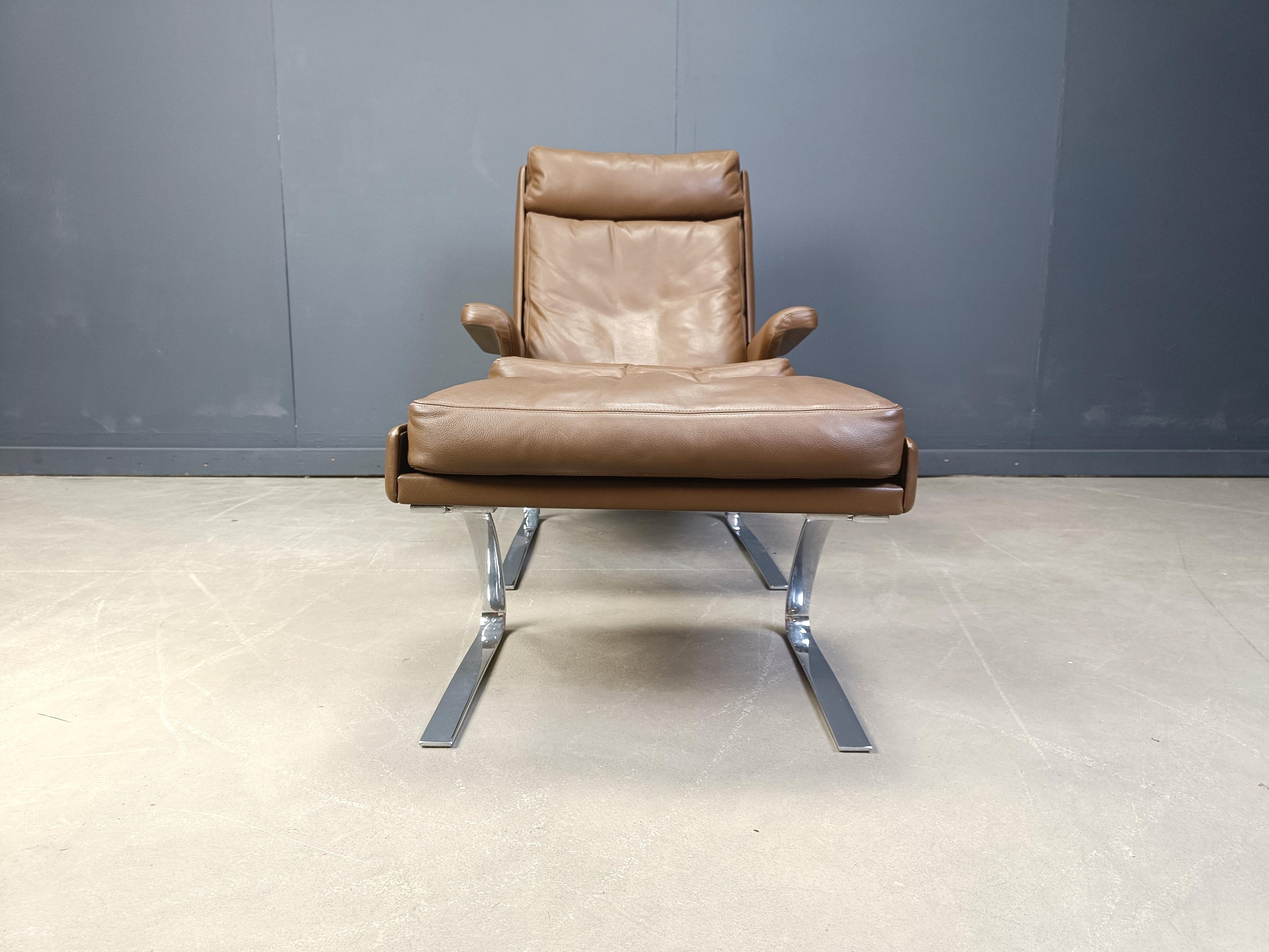 Swing Lounge Chair et Ottoman de Reinhold Adolf et Hans-Jürgen Schräpfer en vente 2
