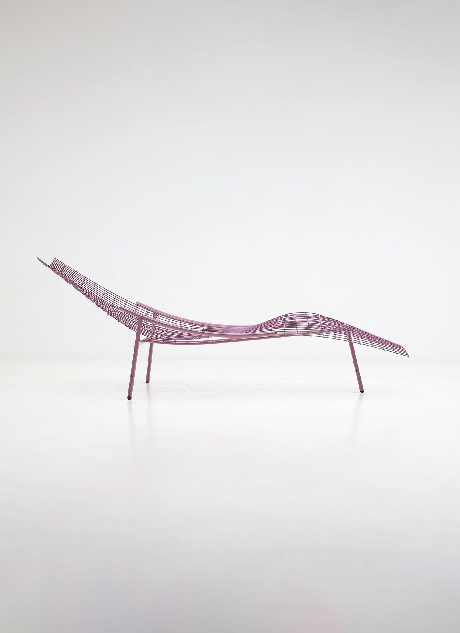 Swing Lounge Chair by Giovanni Offredi for Saporiti, 1980s For Sale 2