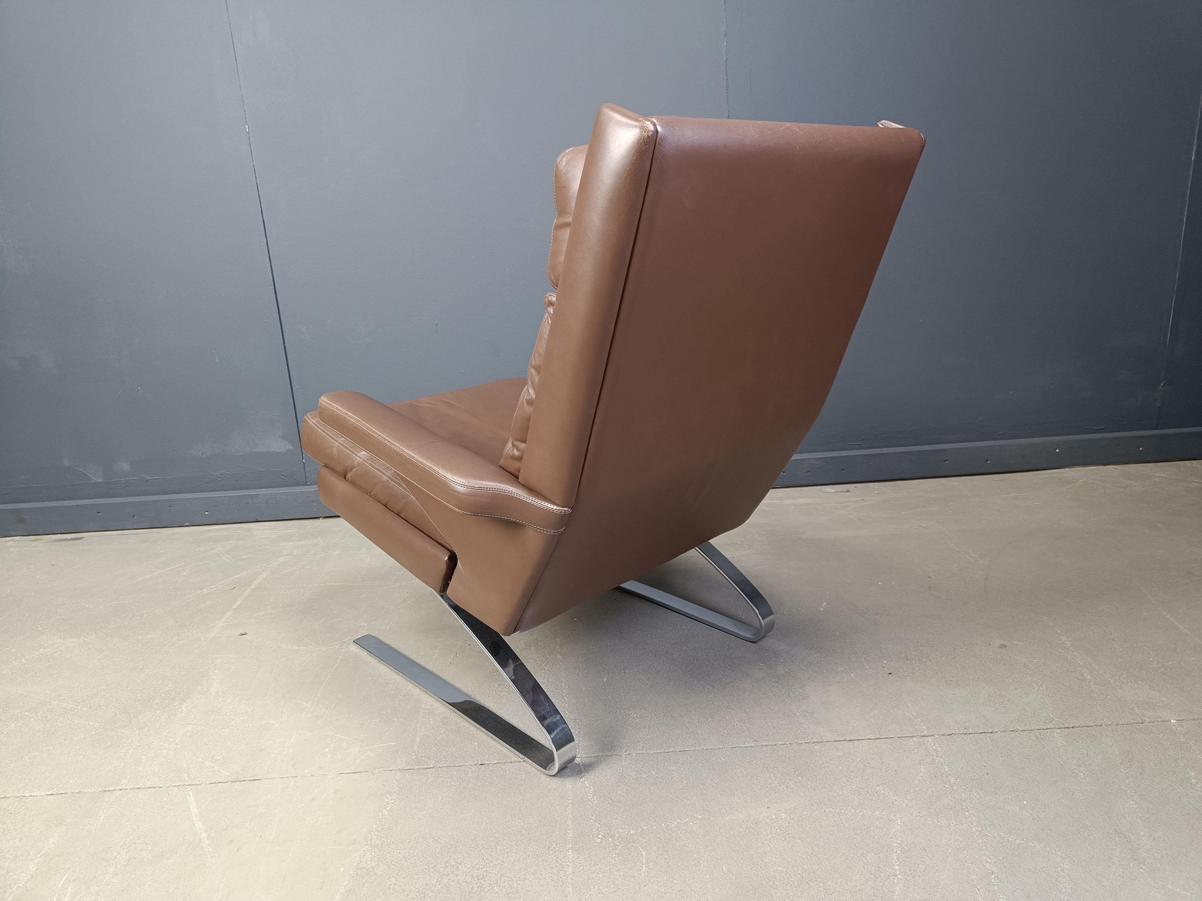 Silla Swing Lounge de Reinhold Adolf y Hans-Jürgen Schräpfer para COR, años 70 Alemán en venta