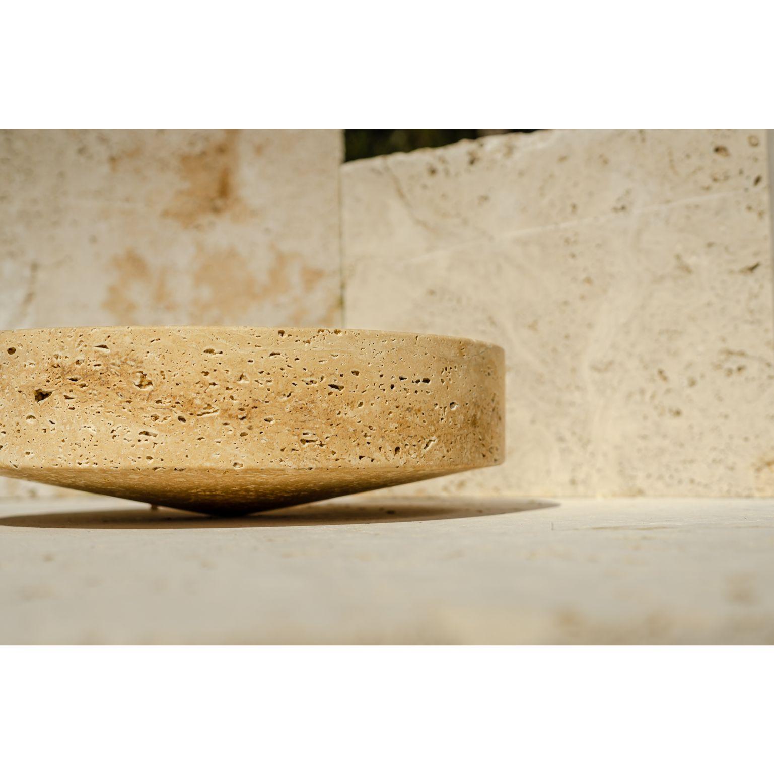 Modern Swing Marble Serving Bowl by Essenzia