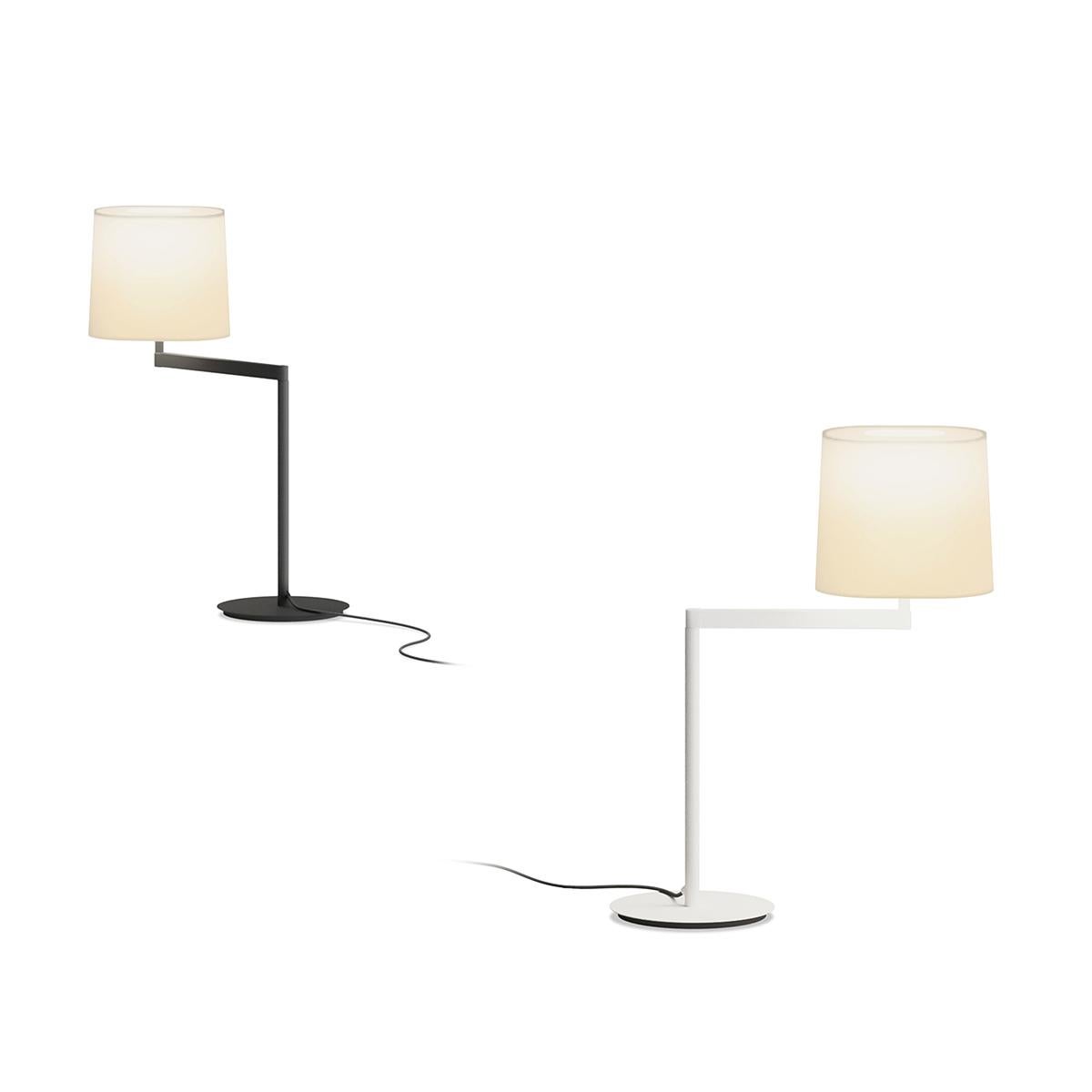 Modern Swing Table Lamp in Matte White by Lievore Altherr Molina For Sale