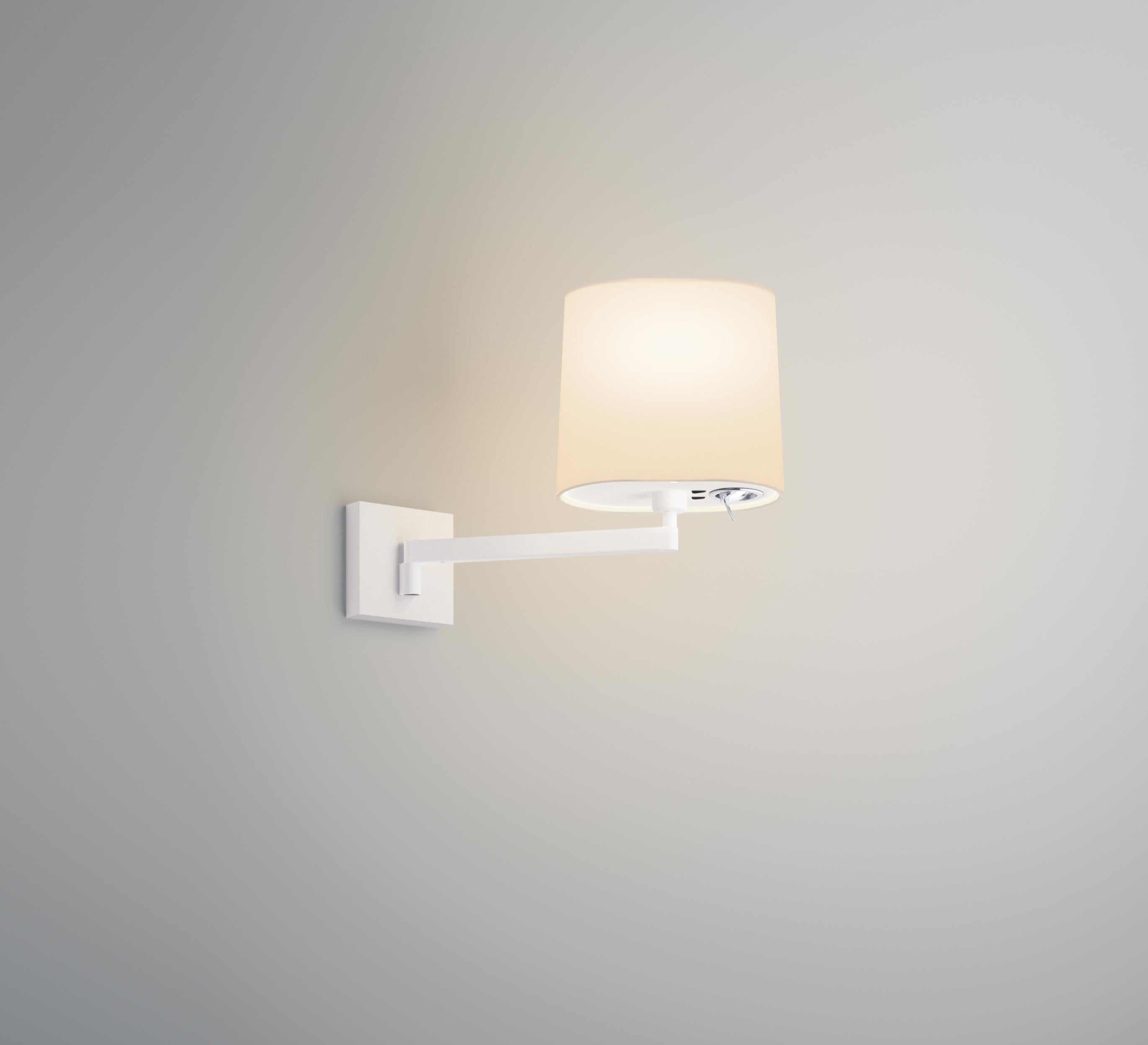 Modern Swing Wall Lamp in Matte White by Lievore Altherr Molina For Sale