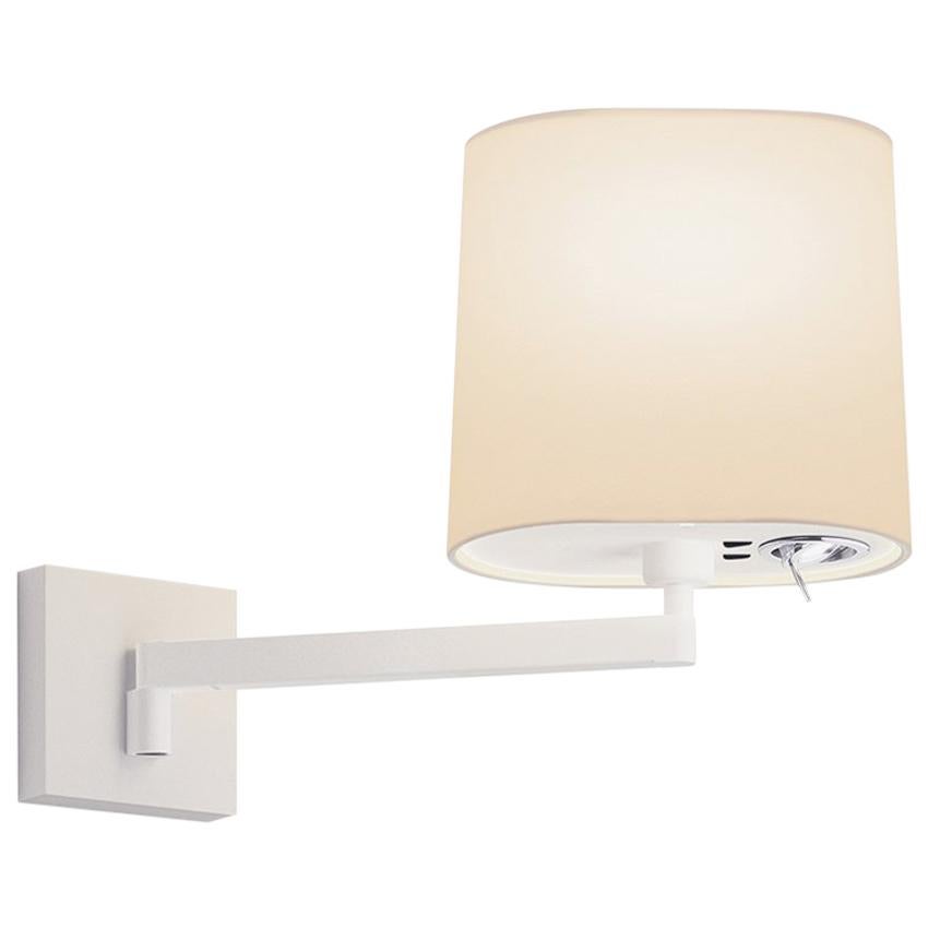 Swing Wall Lamp in Matte White by Lievore Altherr Molina For Sale