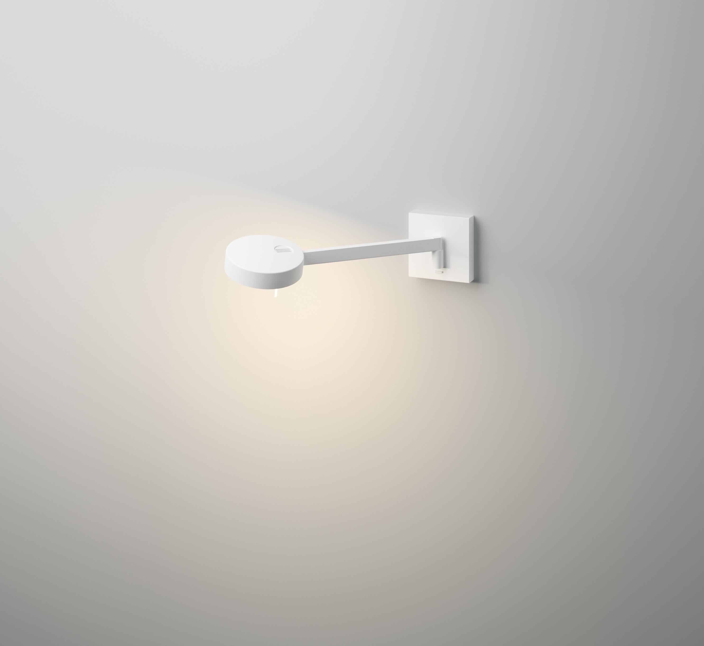 Modern Swing Wall Lamp in White by Lievore Altherr Molina For Sale