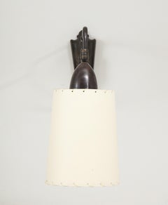 Swing Arm Sconce in Two Tone Patina, France 1950's