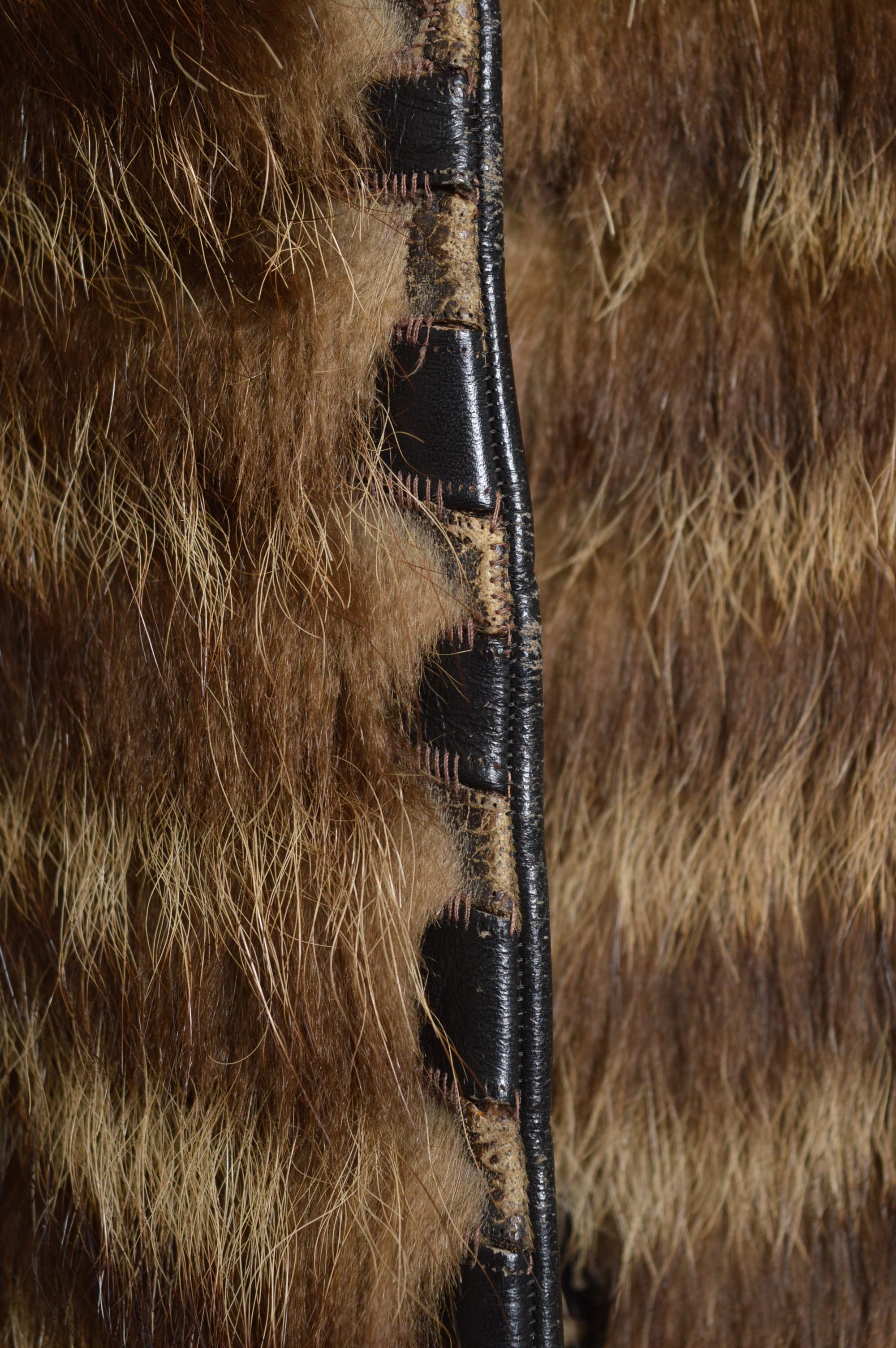 Swinging 1960's PIERRE CARDIN Bohemian Shaggy Racoon Long Real Fur Coates État moyen - En vente à Sheffield, GB