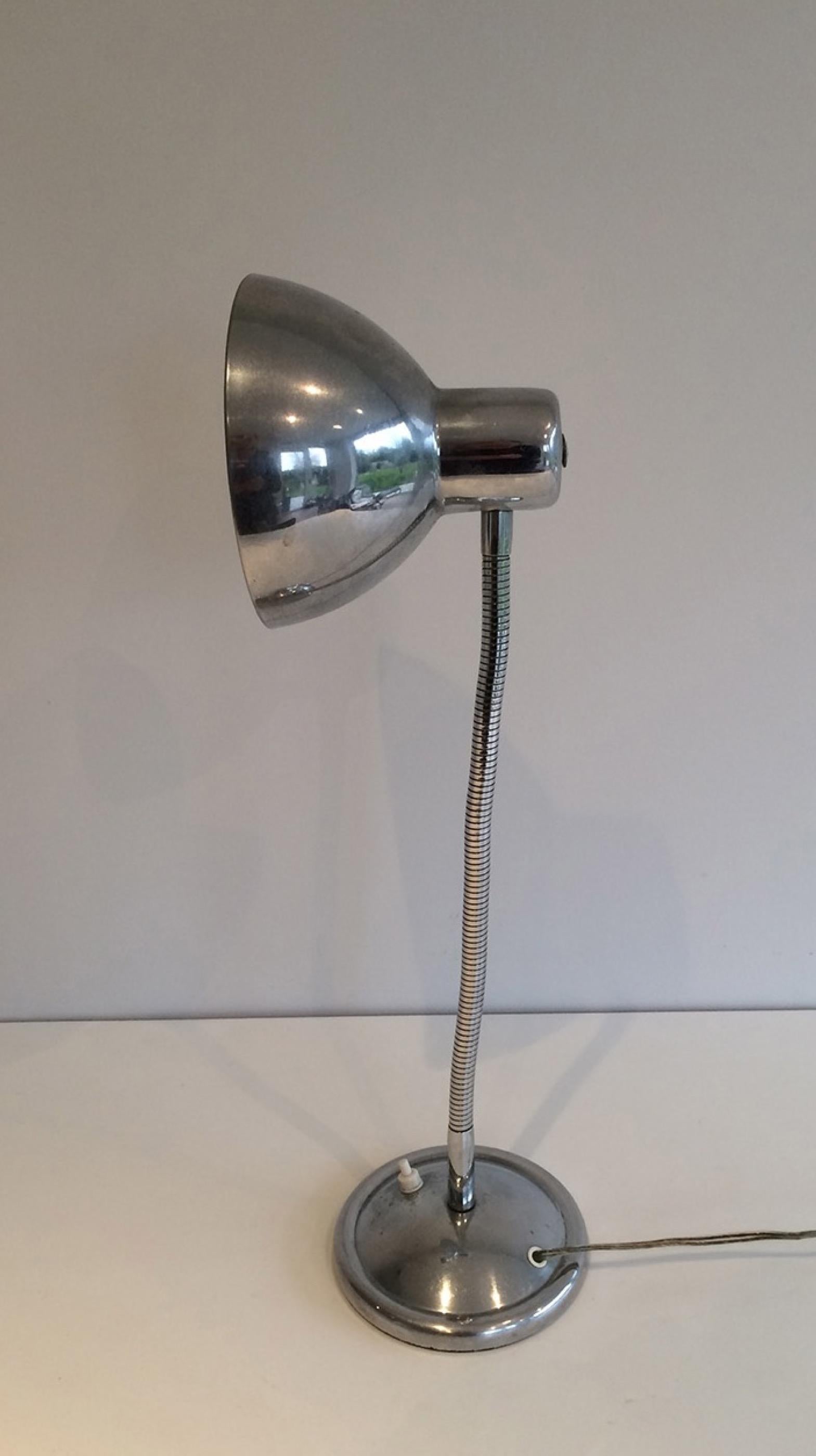 Swinging Chrome Lamp, Circa 1960 For Sale 1