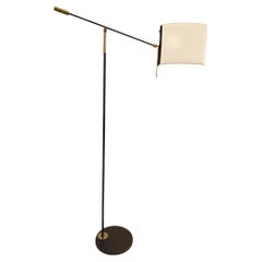 Swinging floor lamp, Editions Maison Lunel, Paris, France, circa 1950