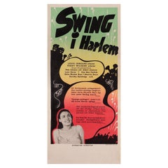 Swingtime Jamboree 1946 Swedish Stolpe Film Poster