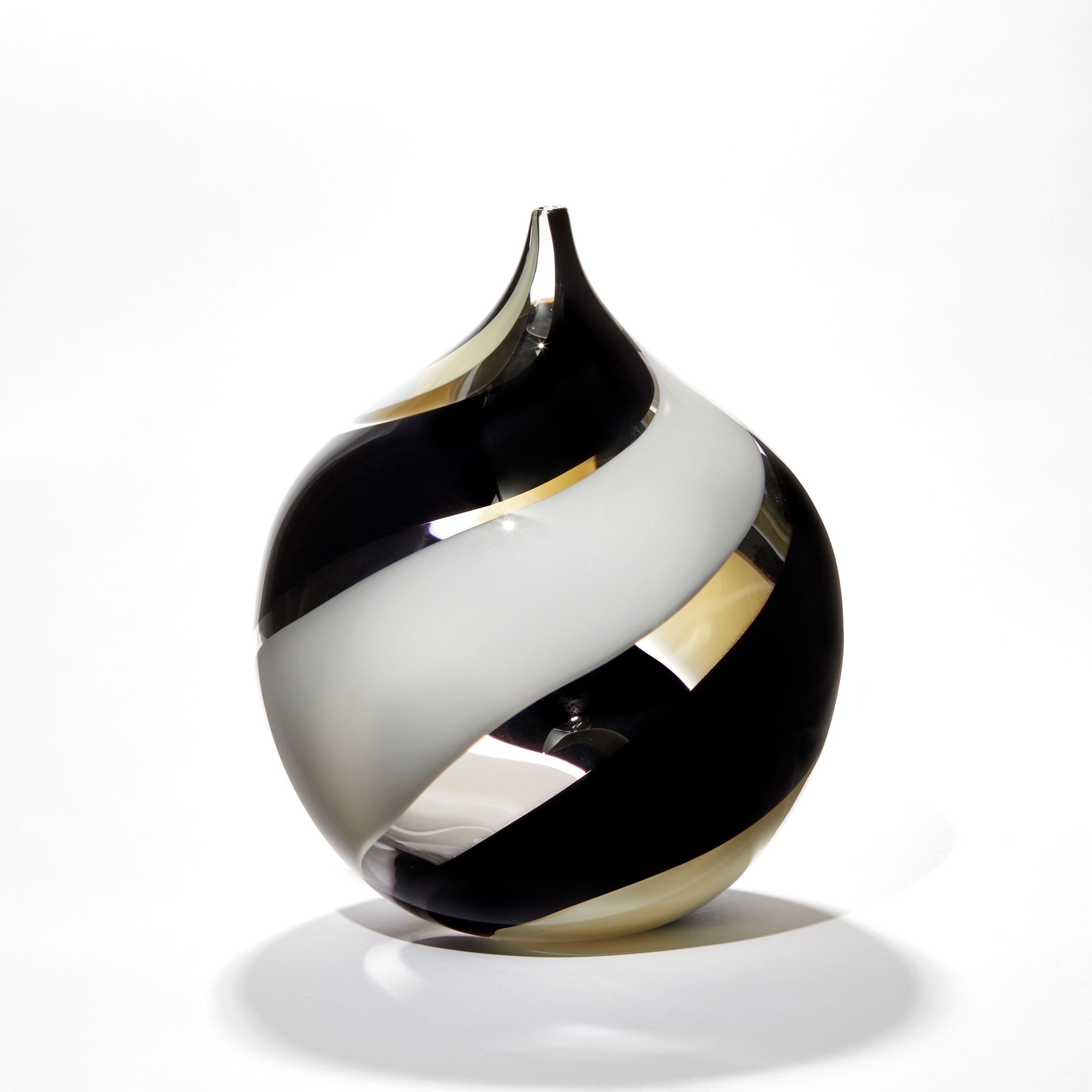 'Swirl' is a unique glass sculptural vessel by the Swedish artist, Gunnel Sahlin.

Sahlin’s current passions include exploring the limits of glass materiality, colour, form and light taking her inspiration from the natural world around her. Sahlin