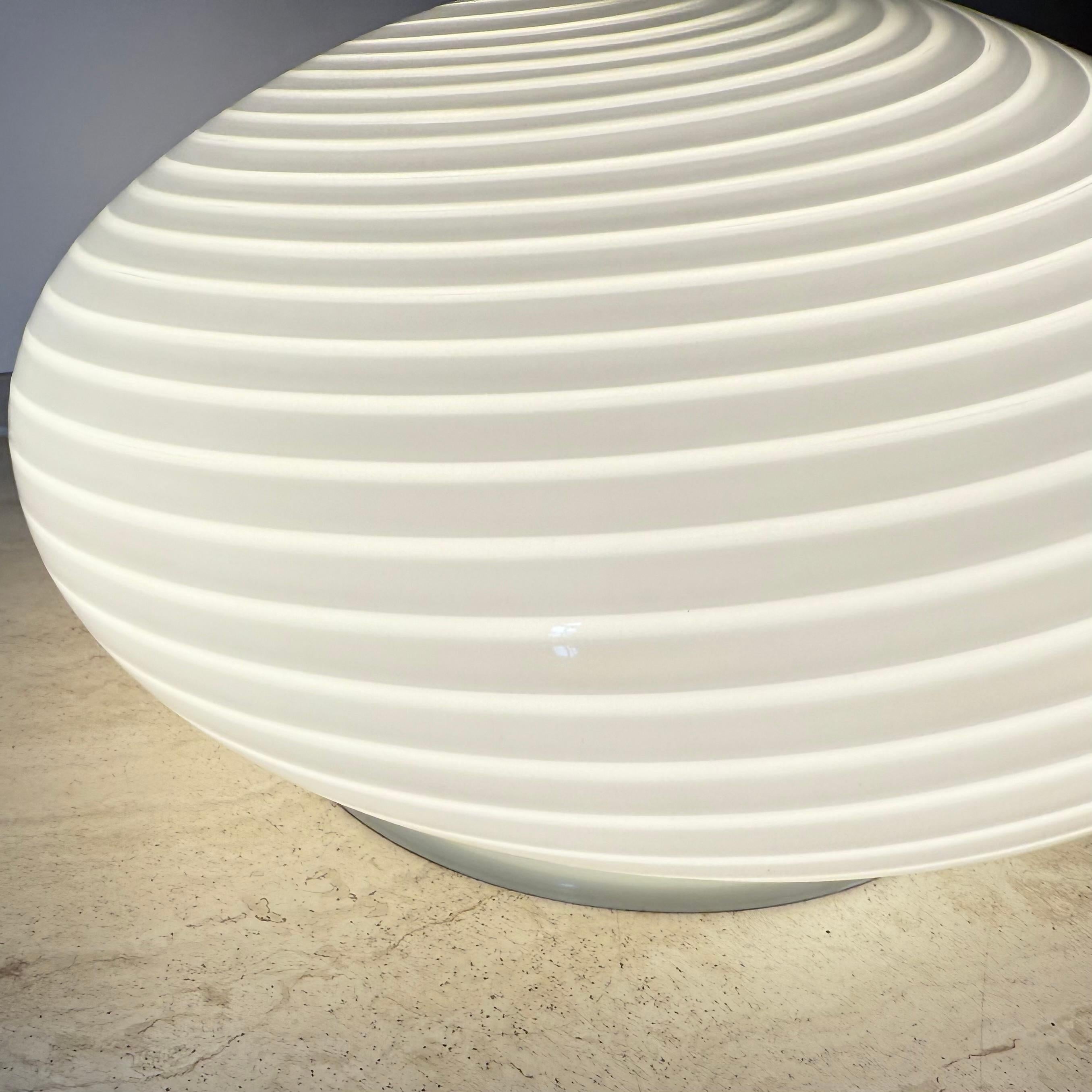 Swirl flush mount ceiling lamp , 1970s Italy For Sale 5