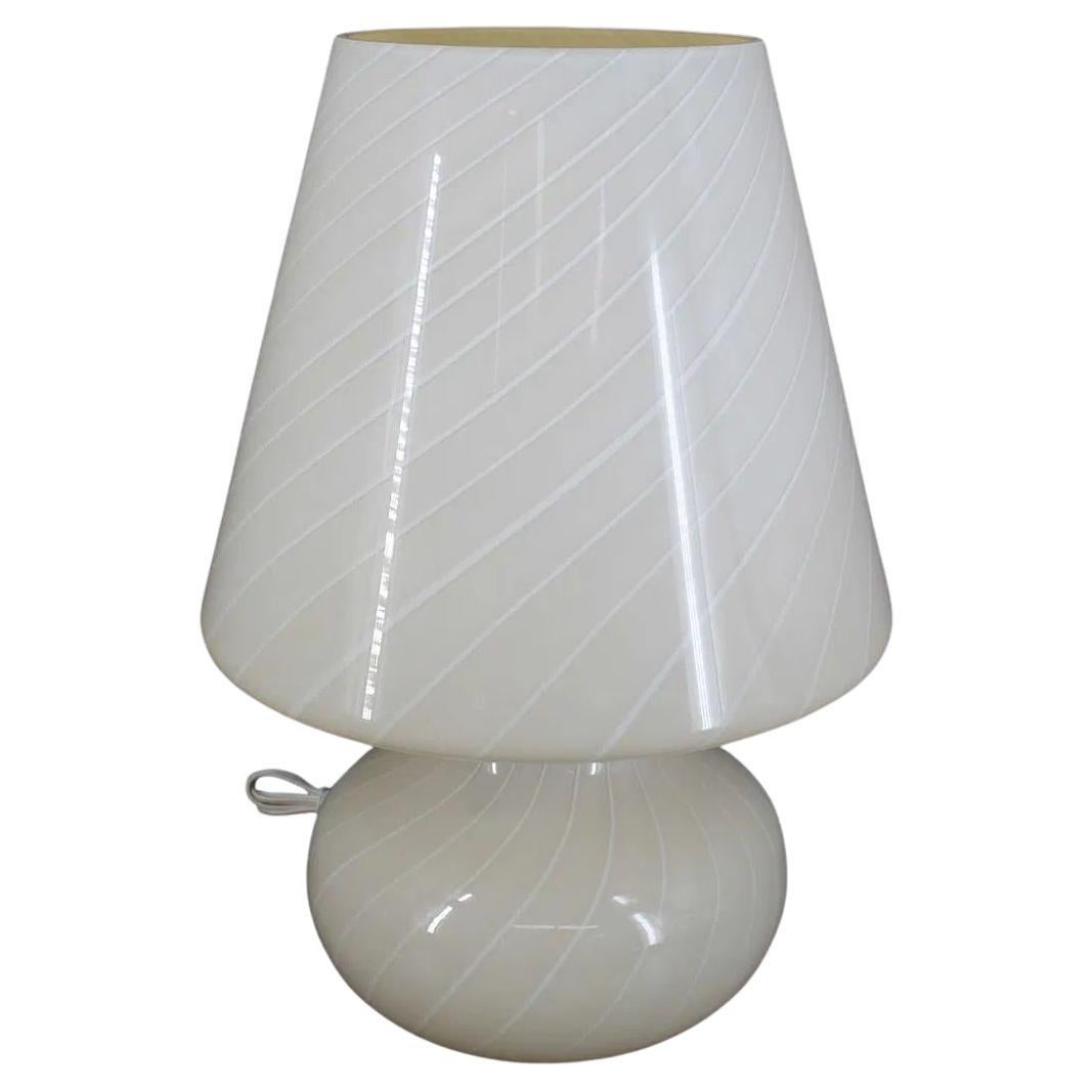 Swirl Glass Murano Lamp