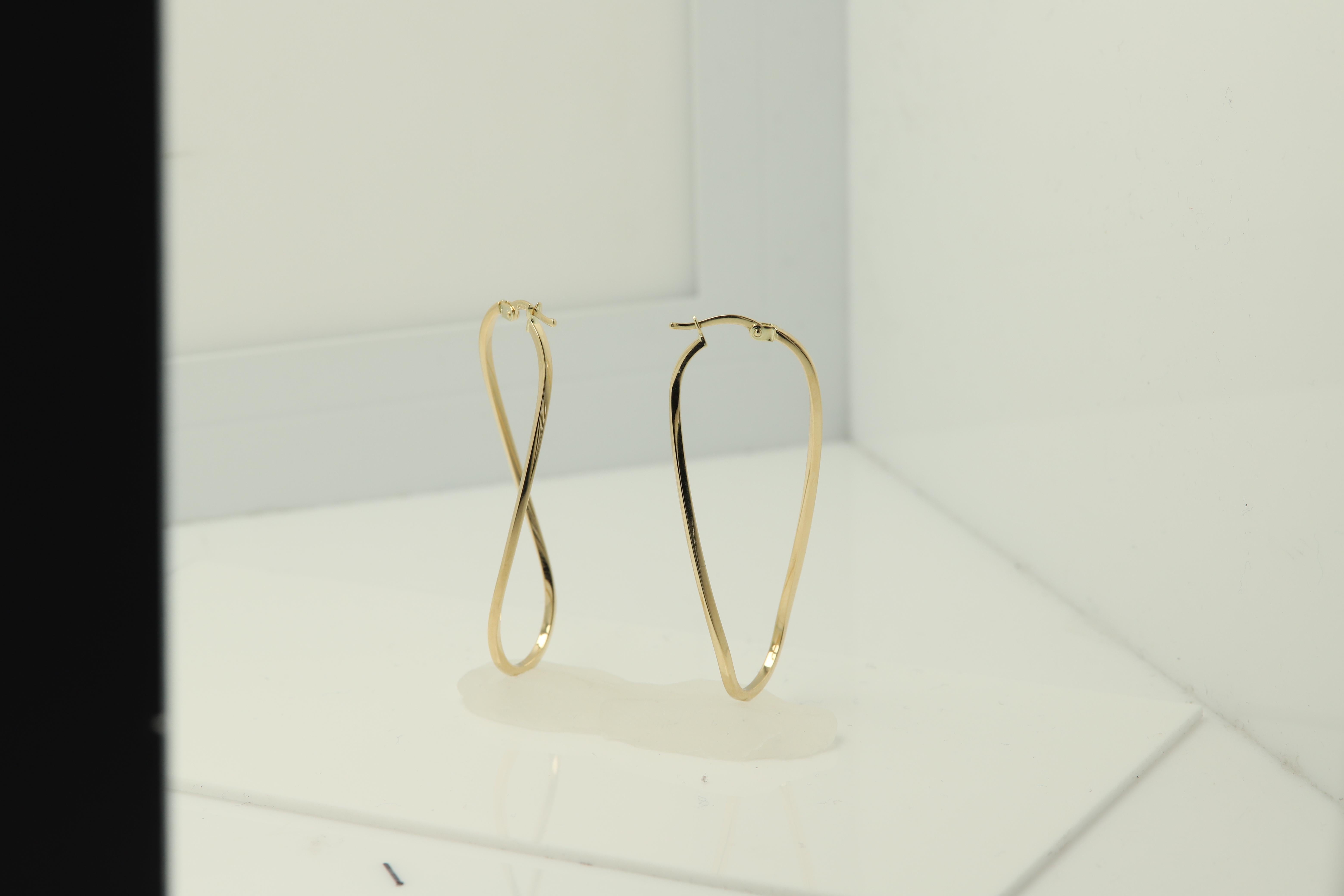 gold hoops sizes
