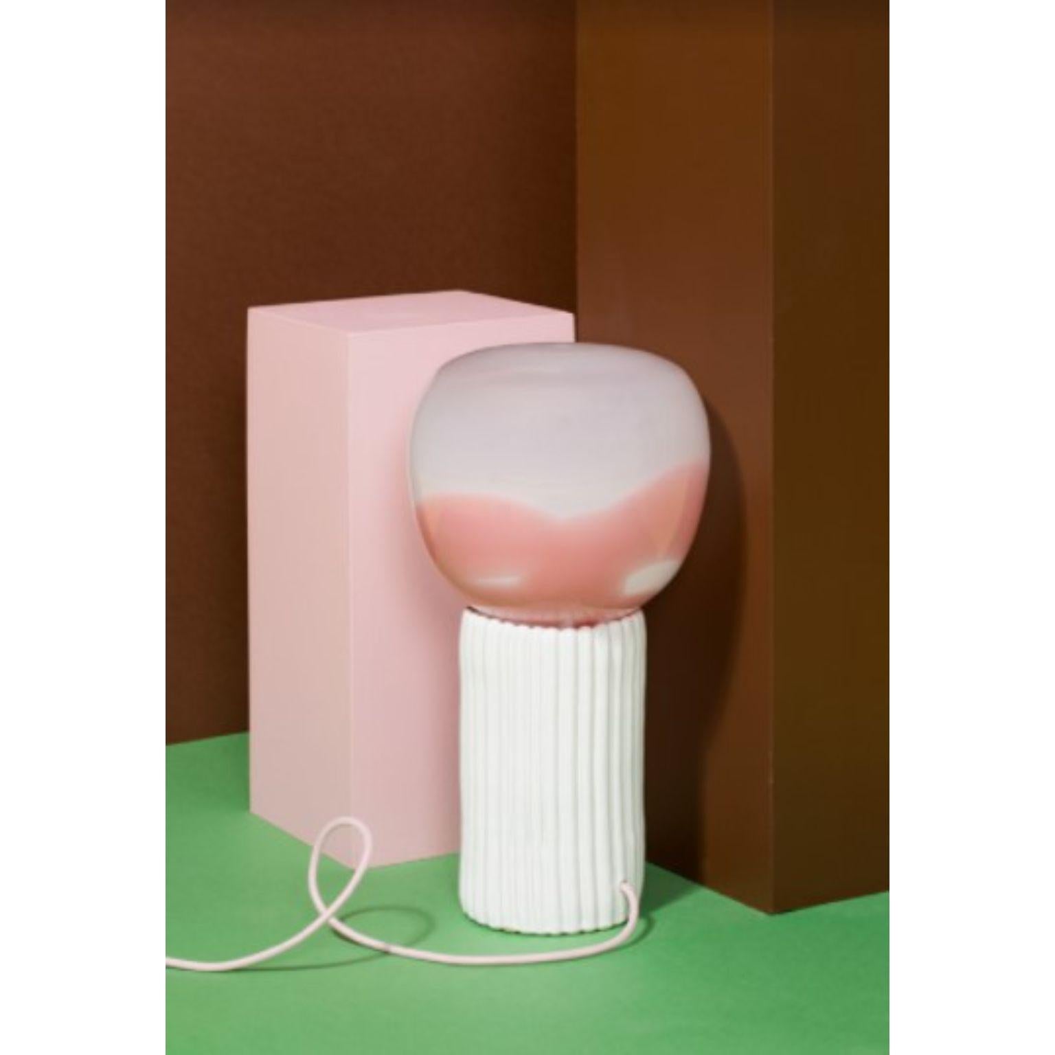 Post-Modern Swirl Lamp by Tero Kuitunen For Sale