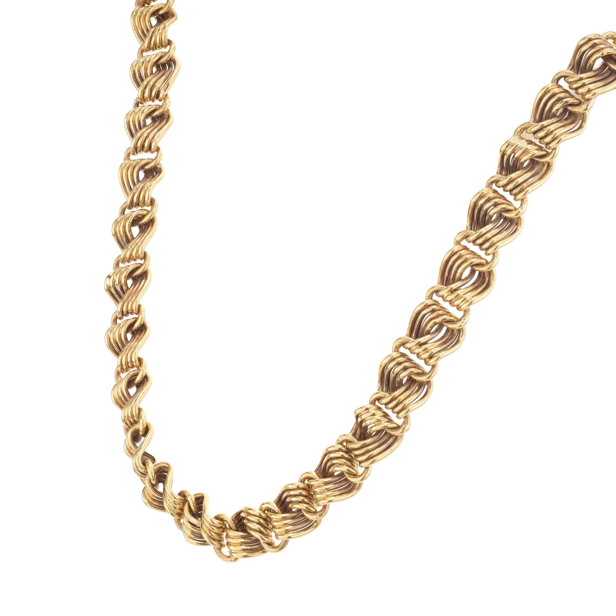 gold swirl chain