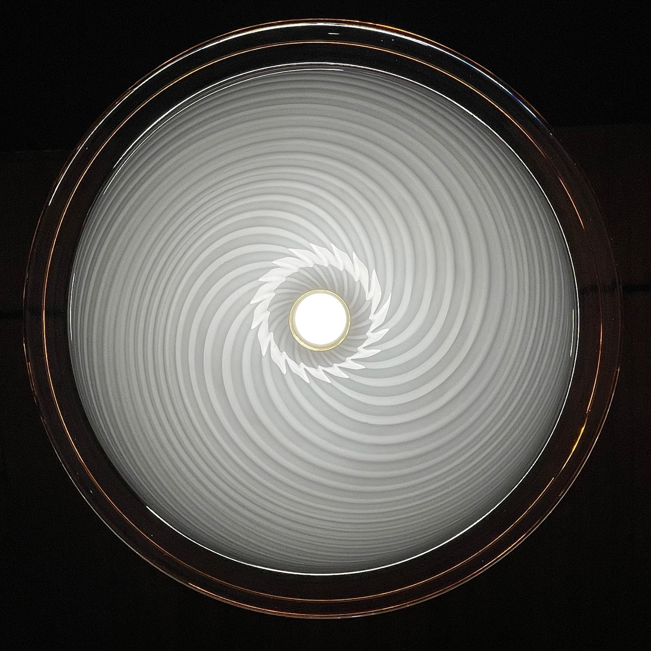 20ième siècle Lampe pendante en verre de Murano Vetri Murano 004 Italie 1970 en vente