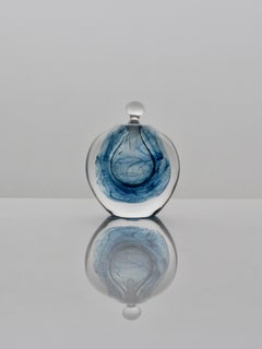 Bottiglia di profumo Swirl 3/3 dell'artista del vetro James Carcass