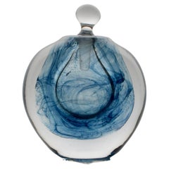 Swirl Perfume Bottle 3/3 by James Carcass Glass Artist