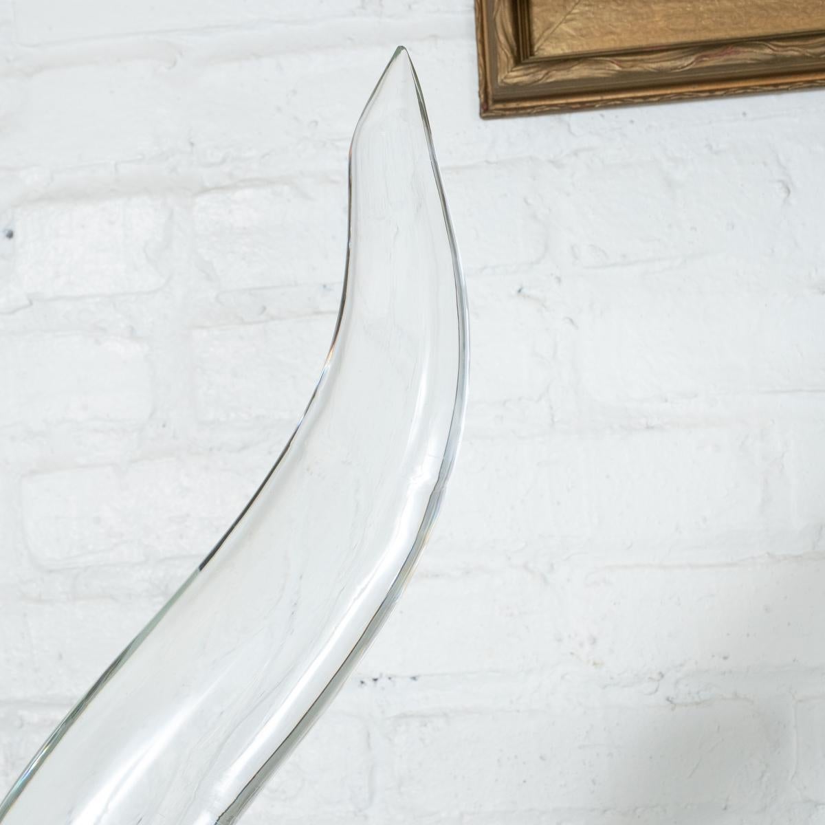 Swirled Murano Glass Sculpture by Elio Raffaeli 3