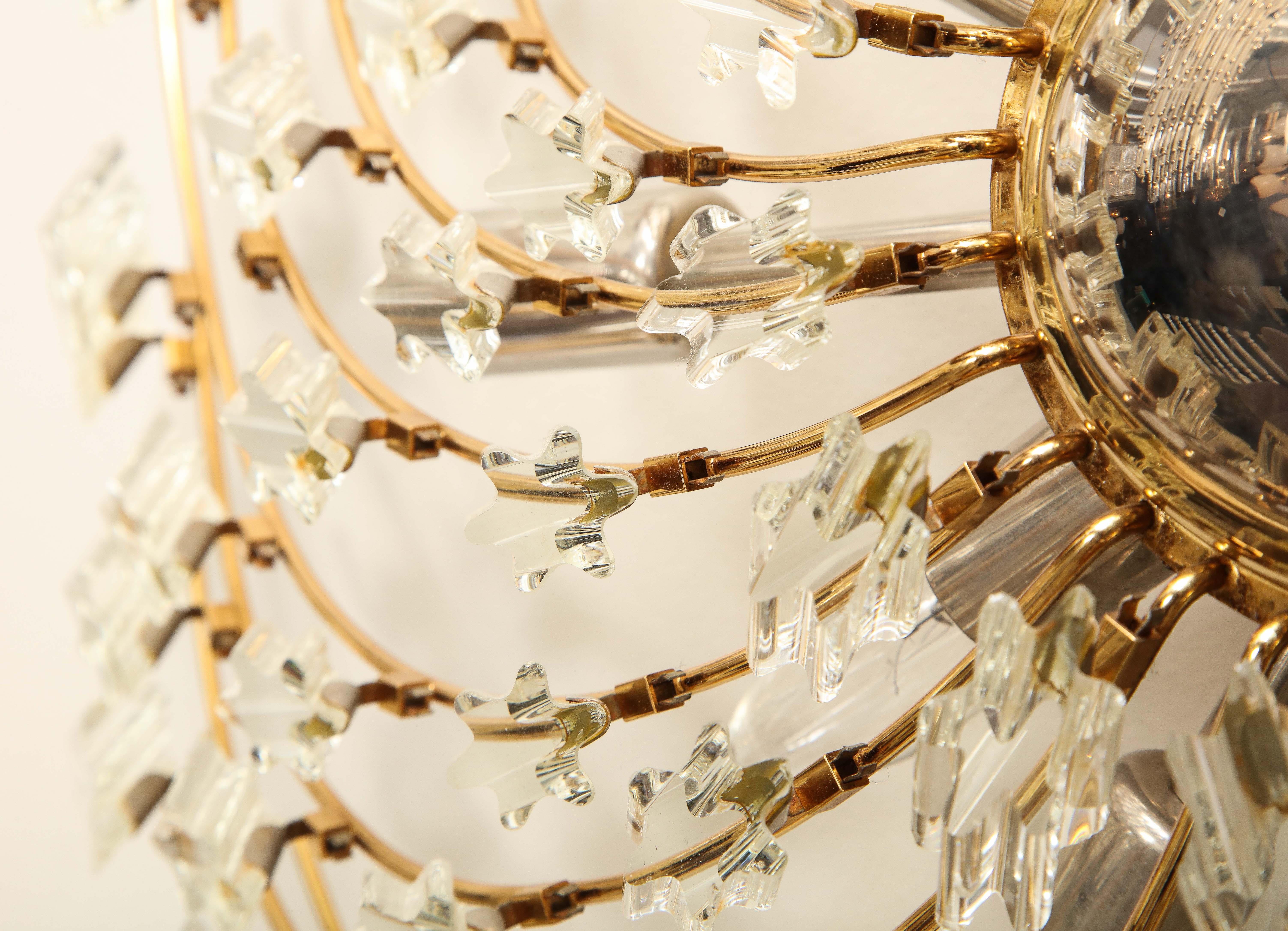 Swirling Italian Glass Wall Light Fixture 3