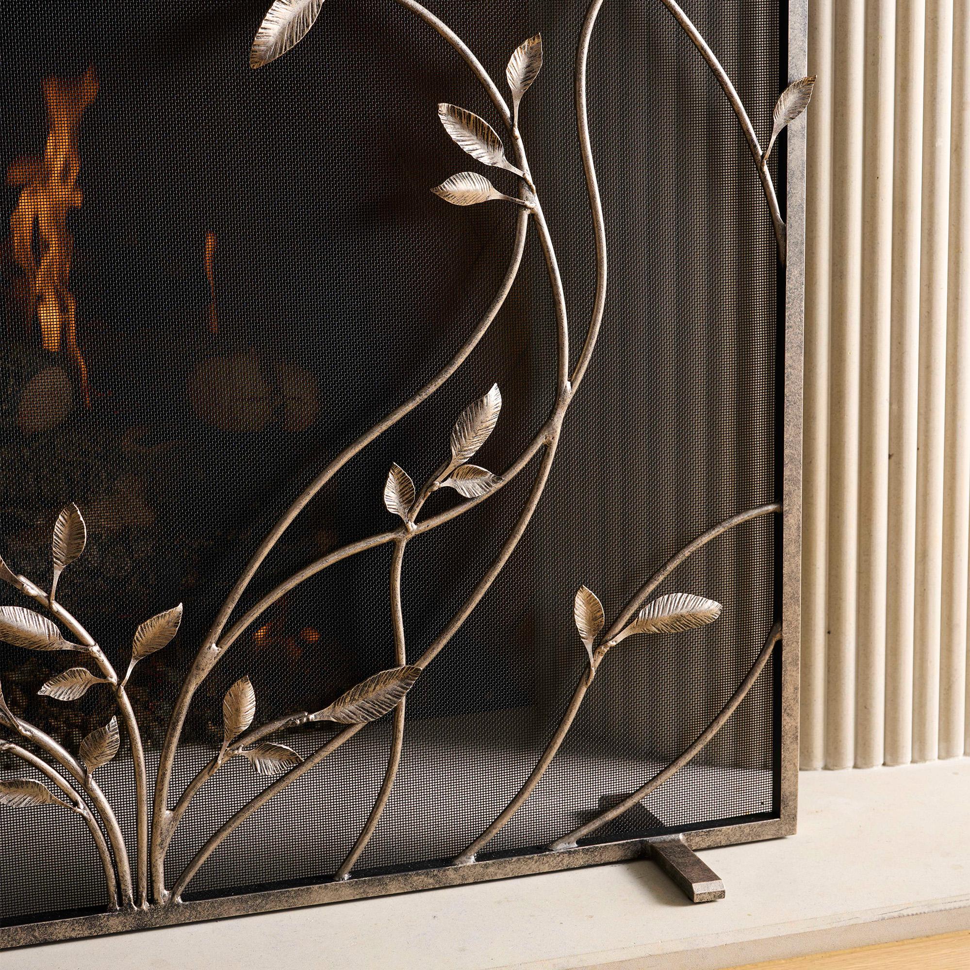 XXIe siècle et contemporain Pare-feu tourbillonnant Jasmine Vines en tabac en vente