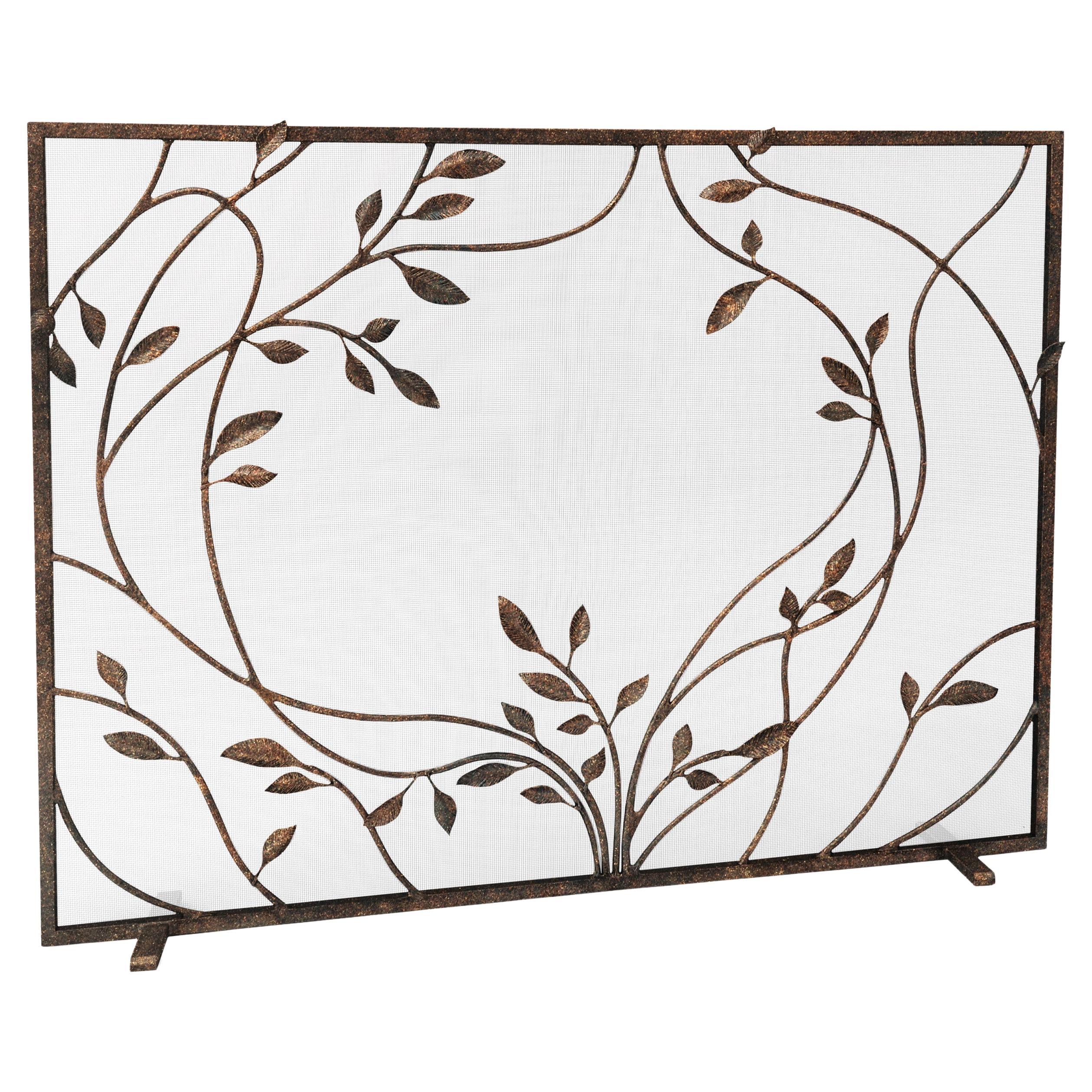 Pare-feu tourbillonnant Jasmine Vines en tabac en vente