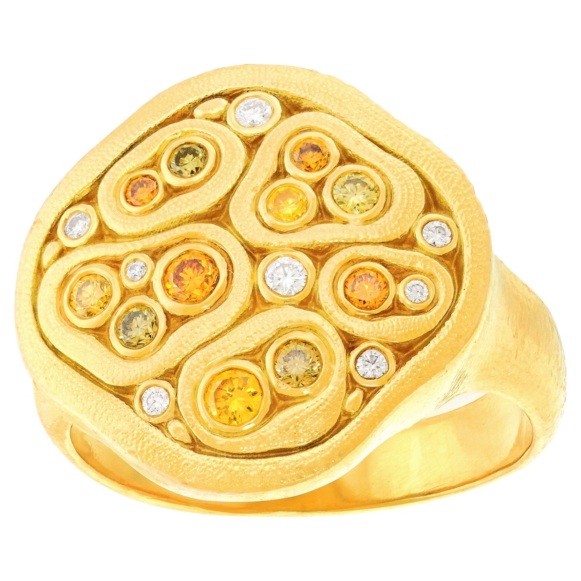 "Swirling Waters" Ring by Alex Sepkus For Sale