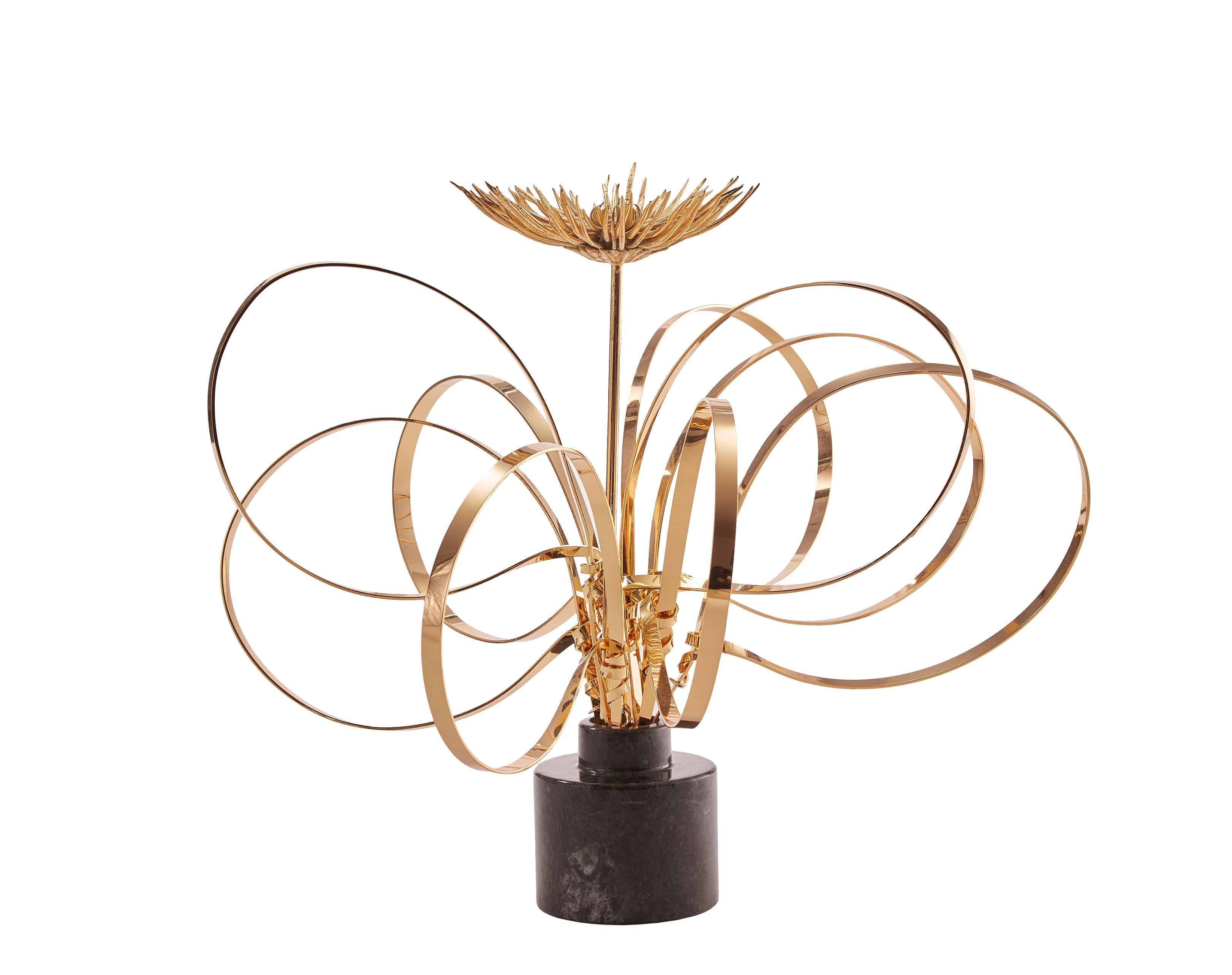 Post-Modern Swirls and Mum Sculptureby Art Flower Maker
