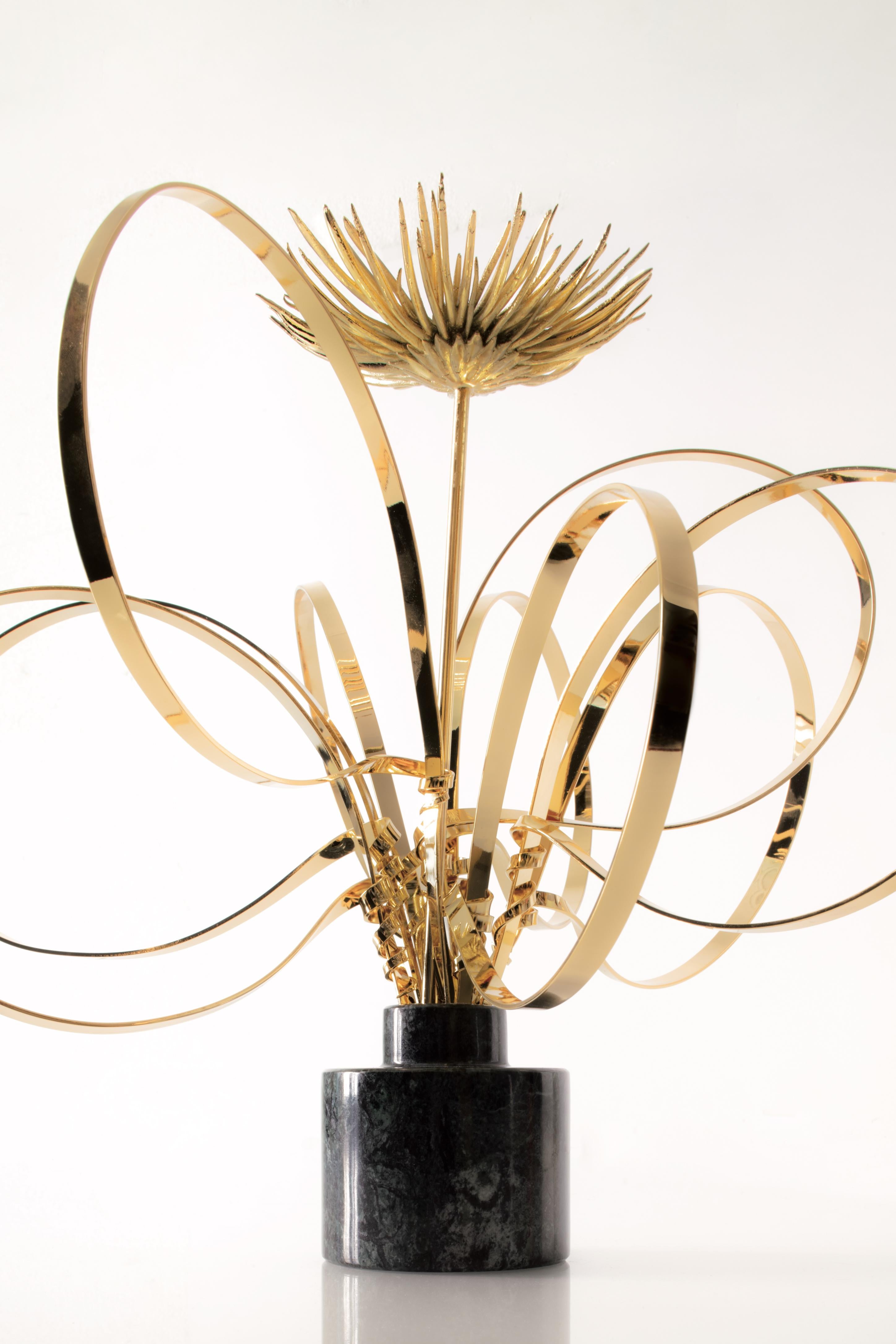 Other Swirls and Mum Sculptureby Art Flower Maker For Sale