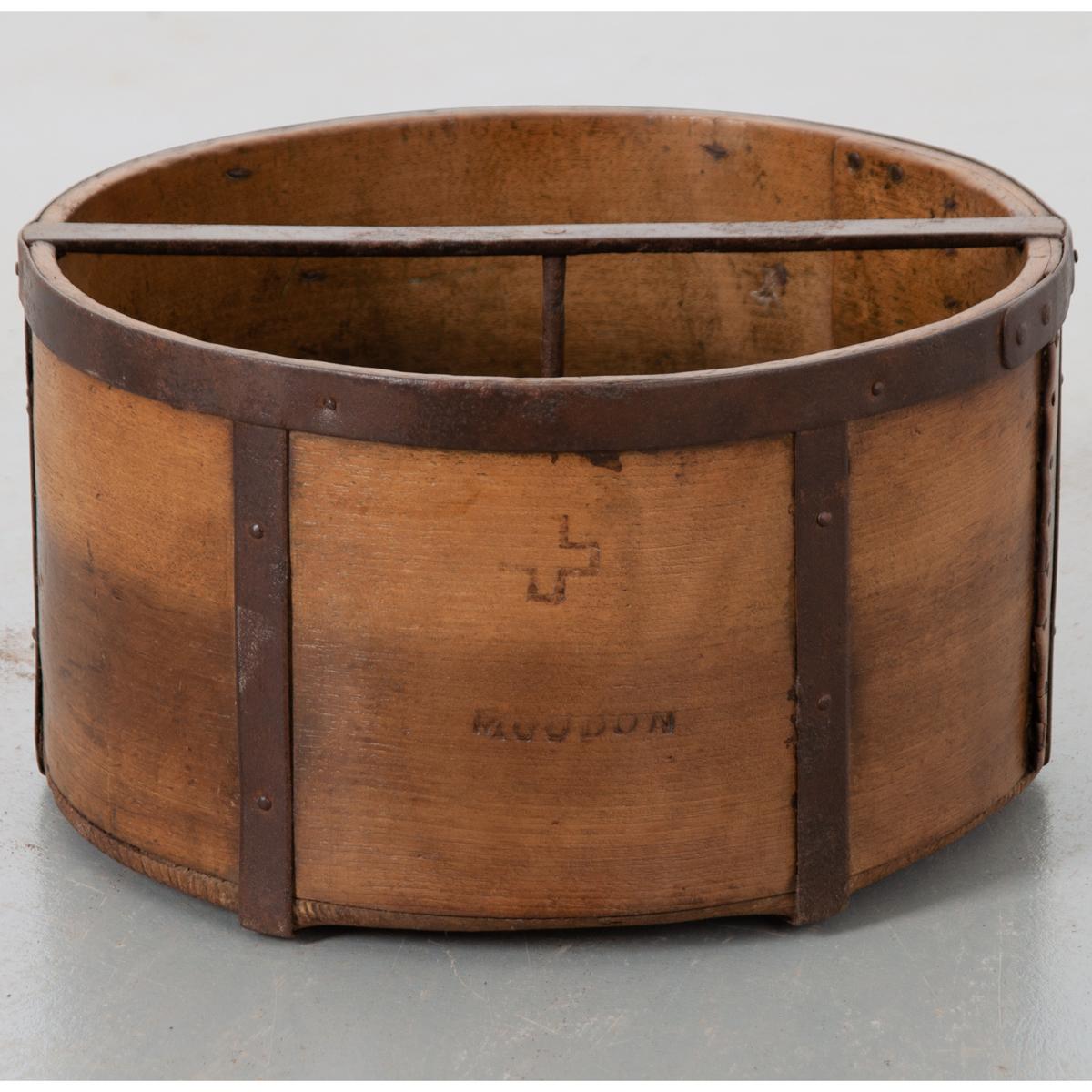 Wood Swiss 19th Century Dry Measure Pantry Box